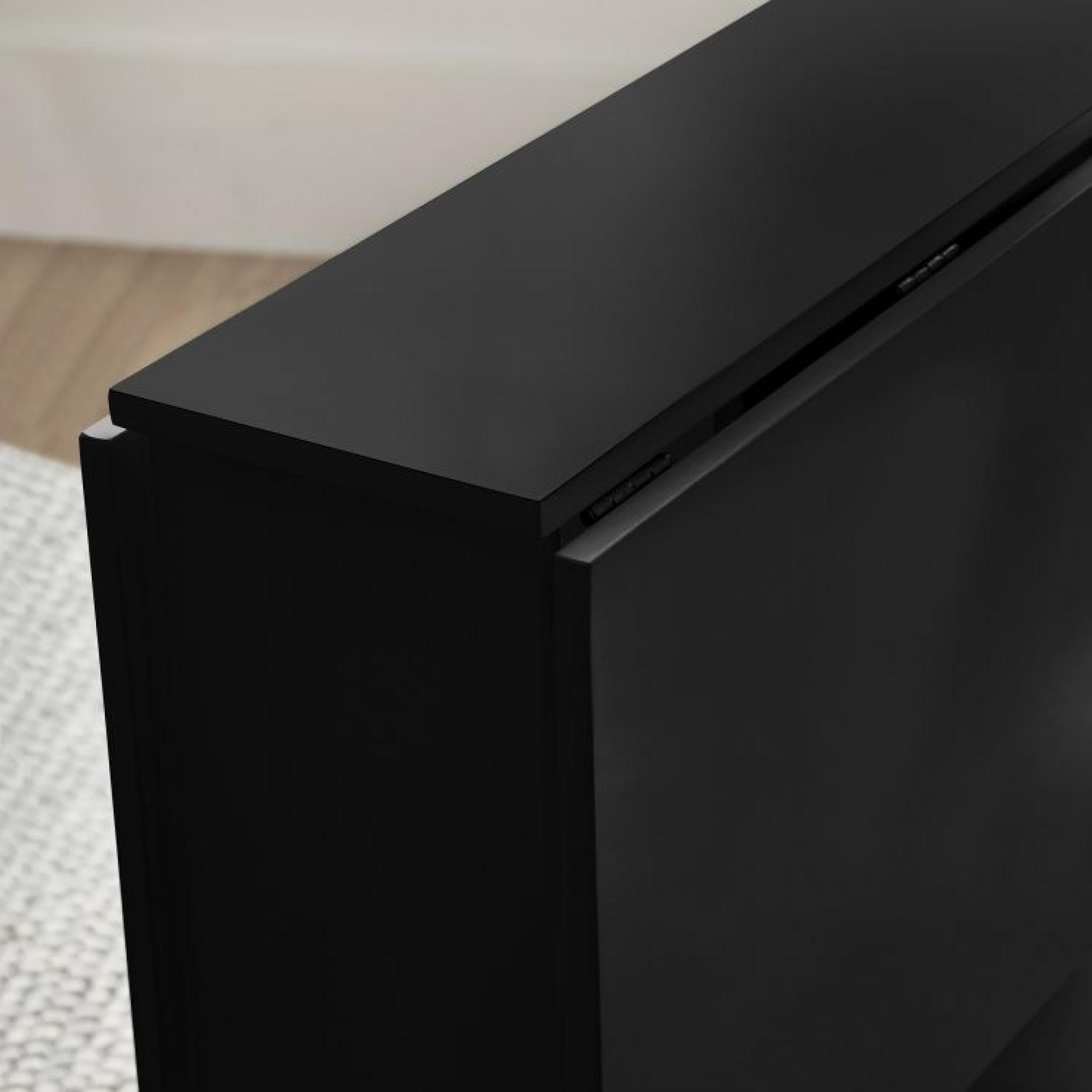 Gatan Gateleg Dining Set - 2 Seater - 80cm - 2 Chairs - Black