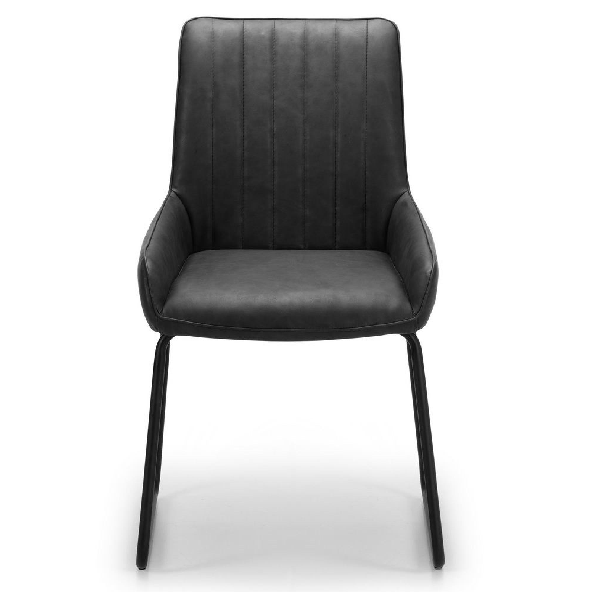 Staten Dining Set - 4 Seater - 120cm - Soho Chairs - 4 Chairs - Concrete