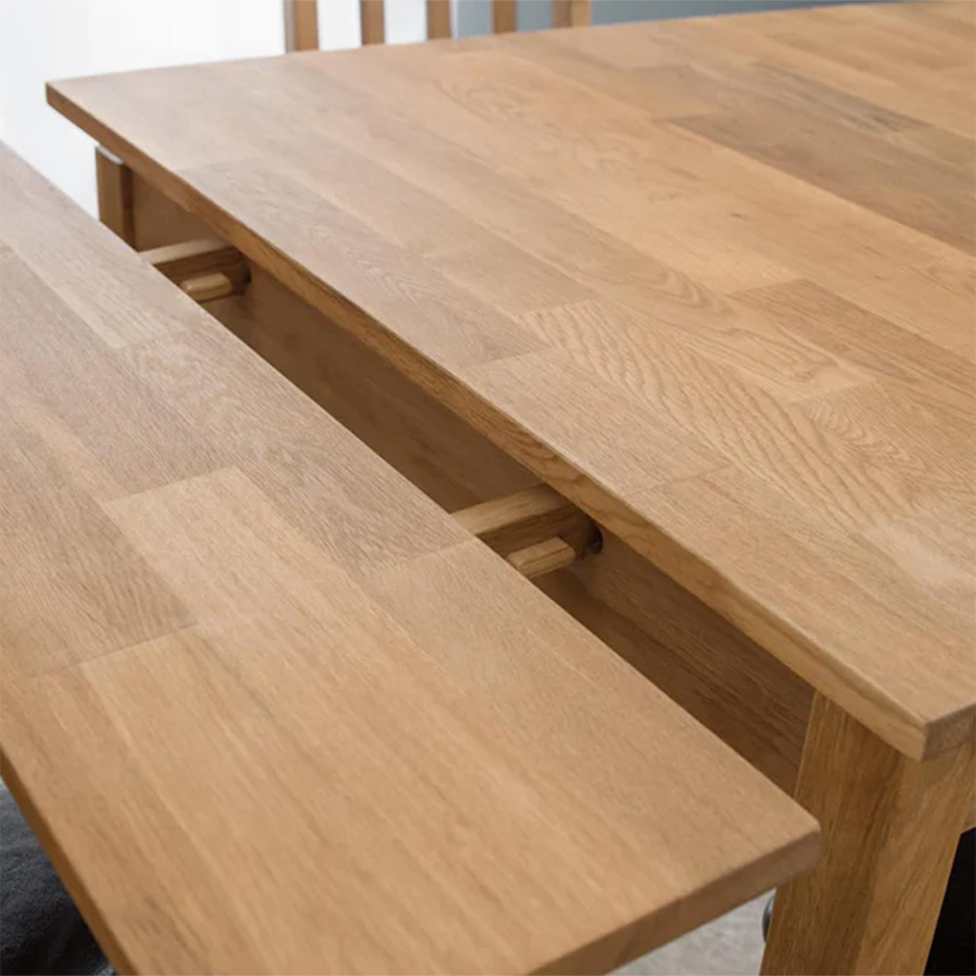 Coxmoor Extending Dining Table - 80cm-120cm - 2-4 Seater - Oak