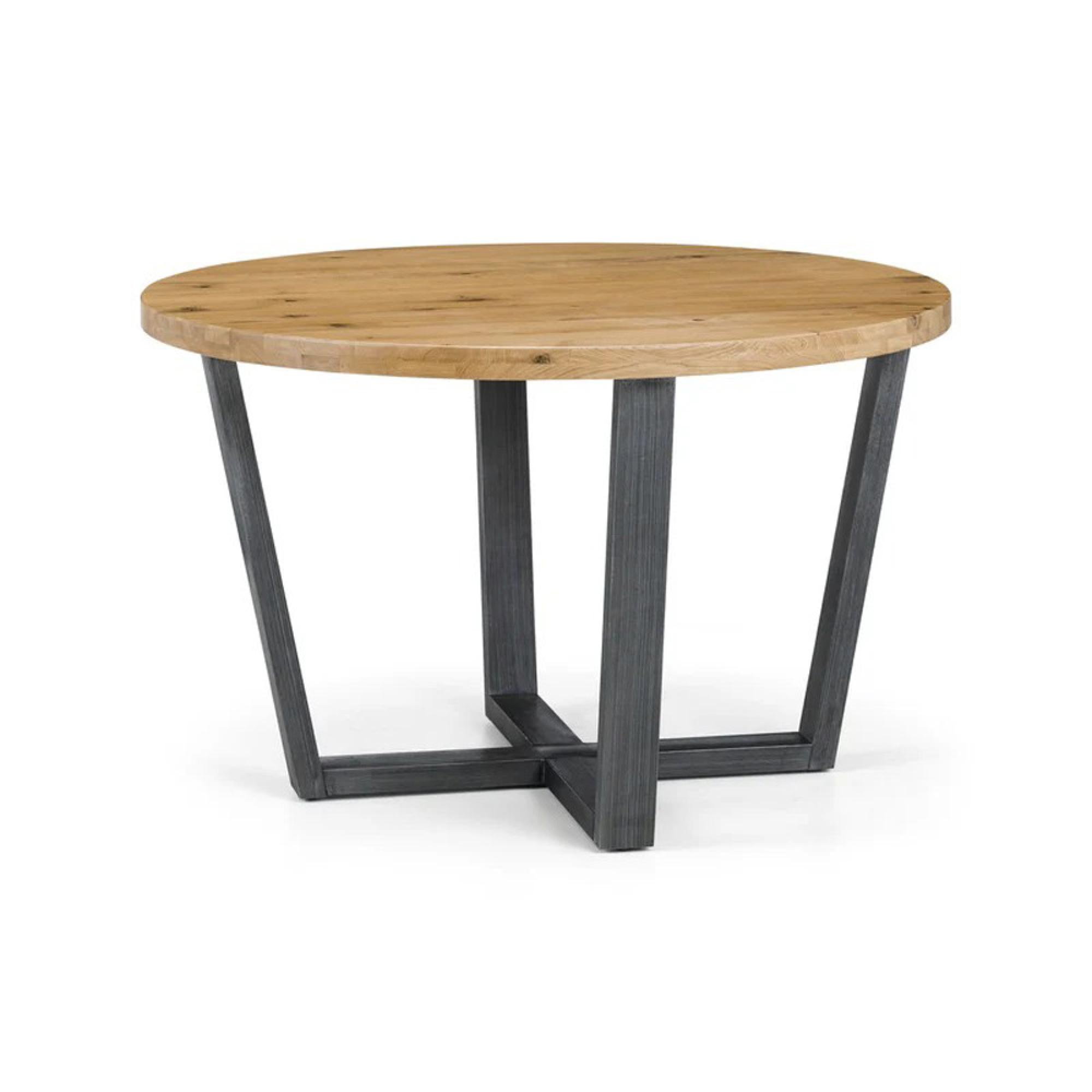 Brooklyn Dining Table - 4 Seater - 120cm - Round - Oak