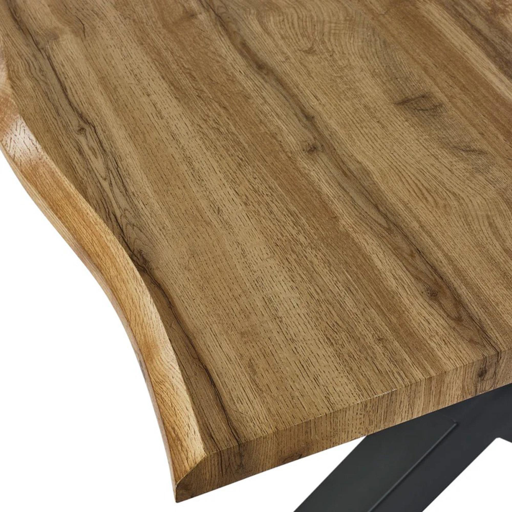 Harvey Dining Table - 6 Seater - 180cm - Oak Effect Top