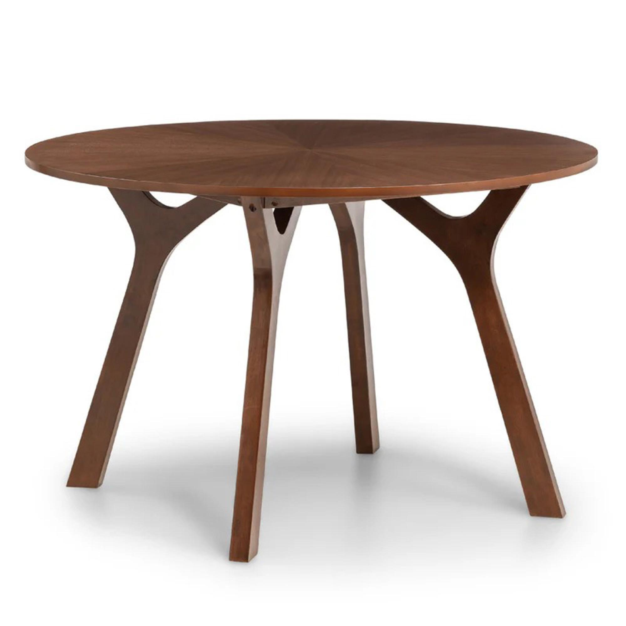 Huxley Dining Table - 4 Seater - 120cm - Round - Walnut