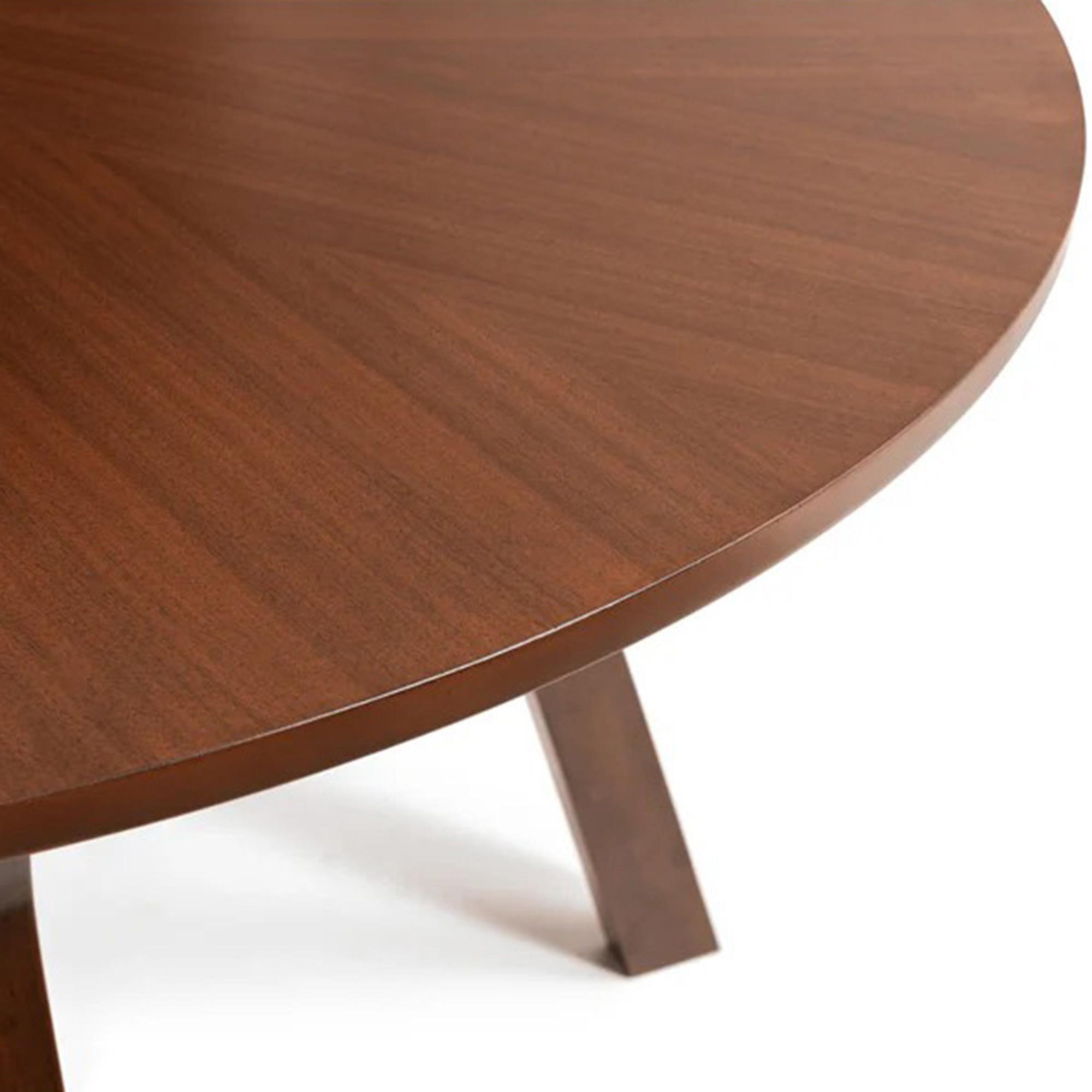 Huxley Dining Table - 4 Seater - 120cm - Round - Walnut