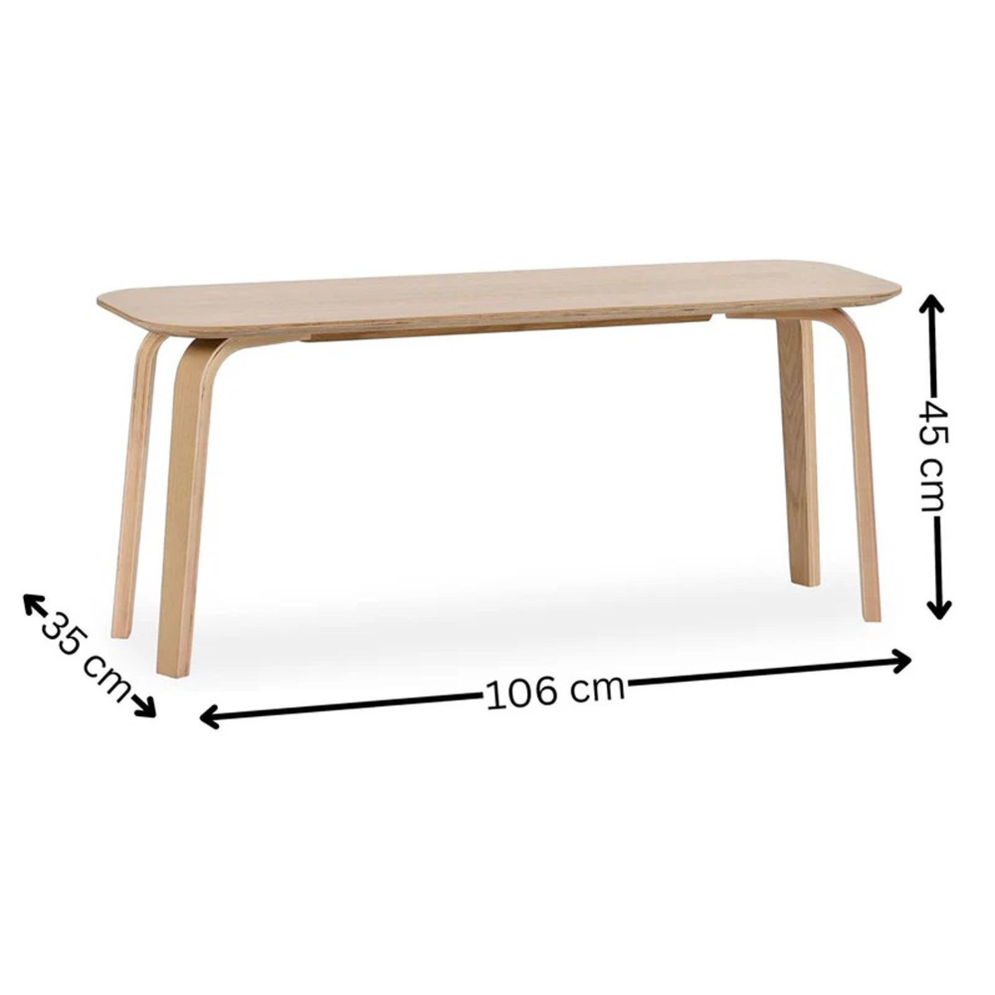 Kaito Dining Table - 6 Seater - 140cm - Oak Effect