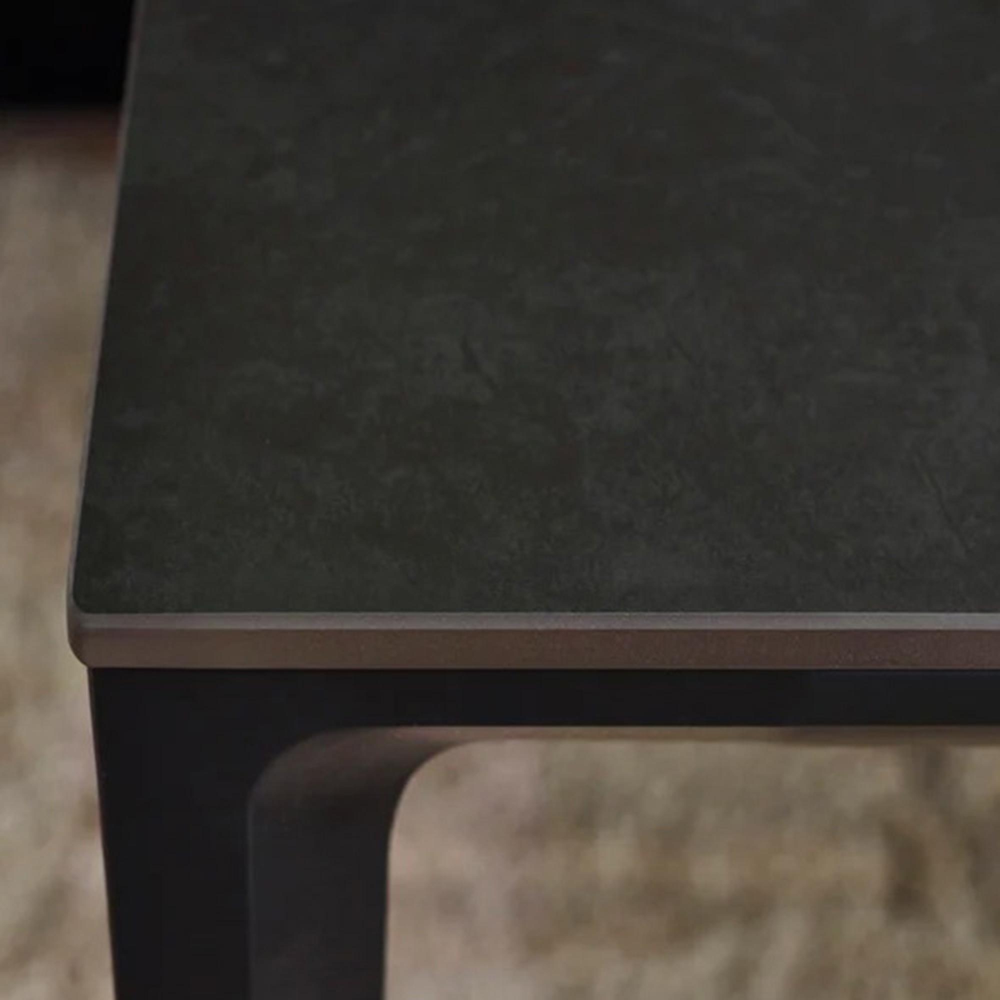 Miami Dining Table - 4 Seater - 120cm - Grey Ceramic