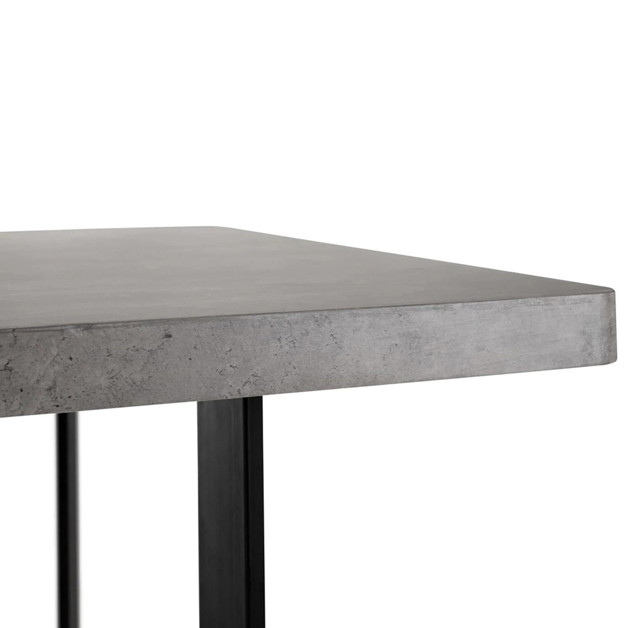 Miller Dining Table - 6 Seater - 160cm - Concrete Effect