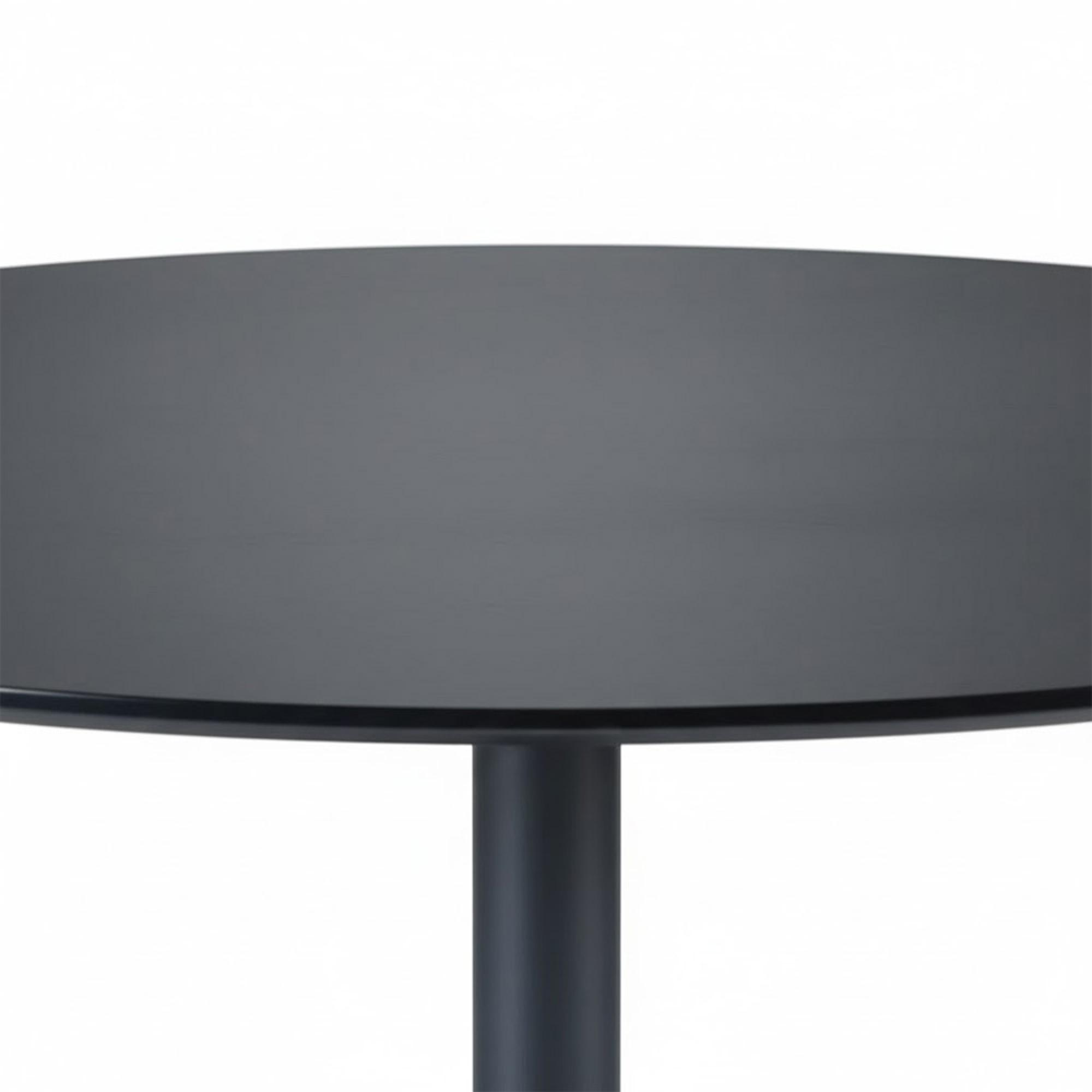 Nero Dining Table - 2 Seater - 100cm - Round - Black
