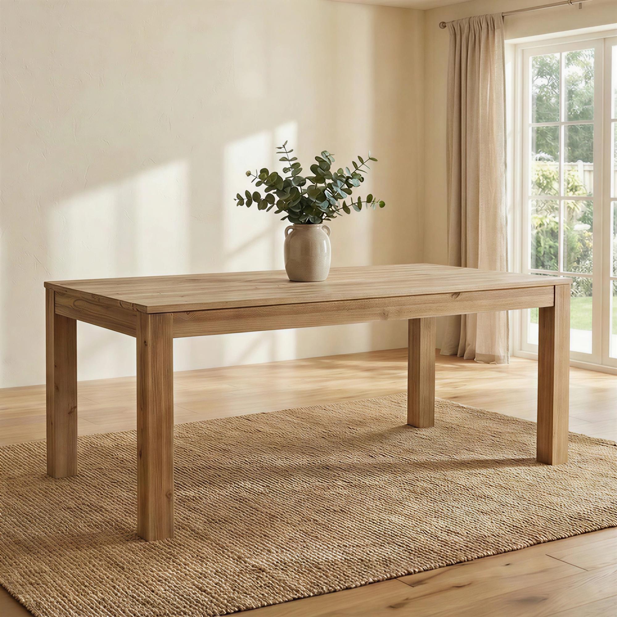 Langley Dining Table - 6 Seater - 180cm - Reclaimed Pine