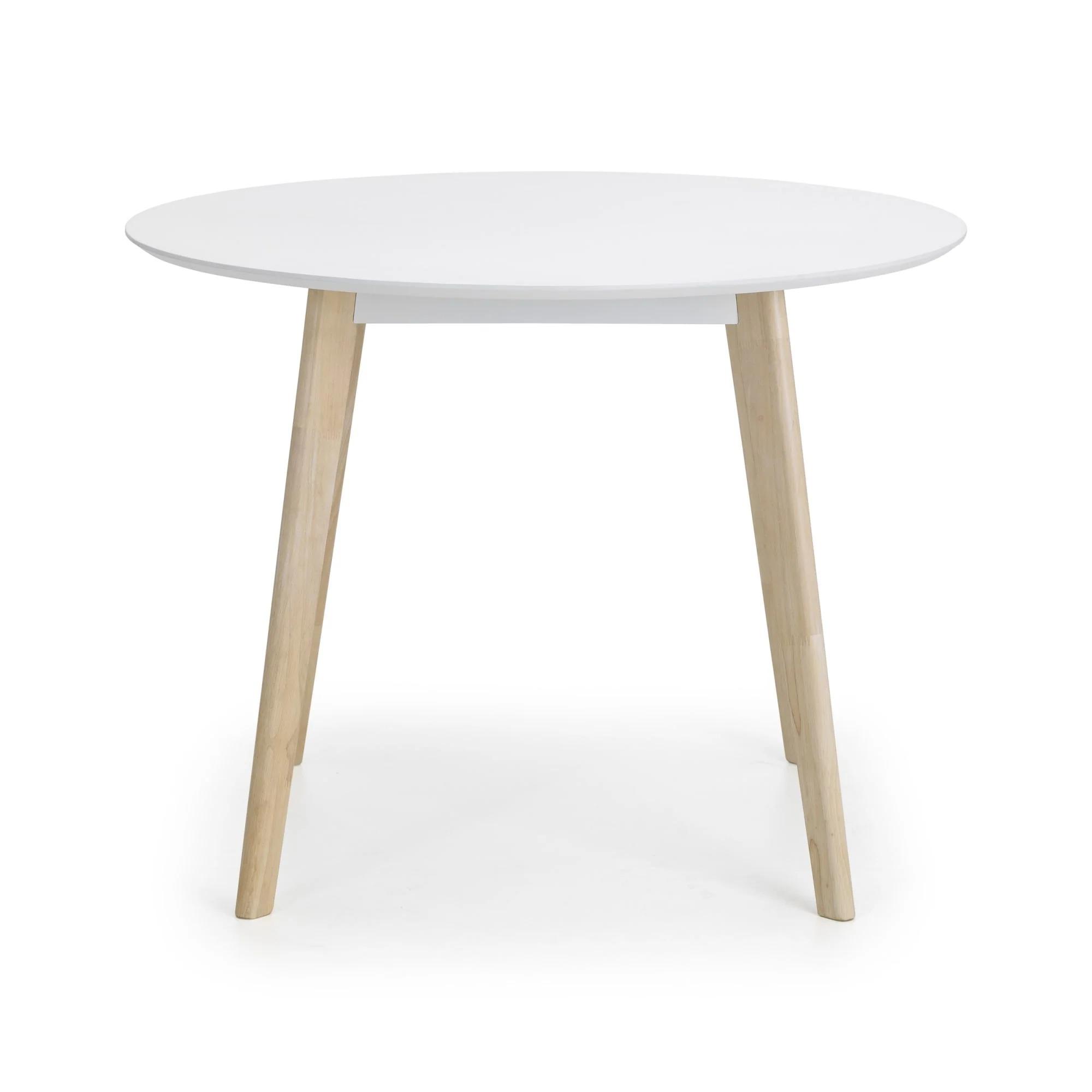 Casa Dining Table - 100cm - 2 Seater - Round - White