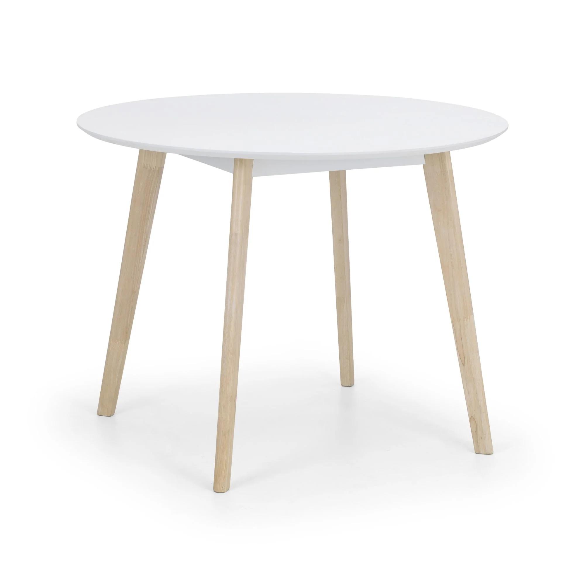 Casa Dining Table - 100cm - 2 Seater - Round - White