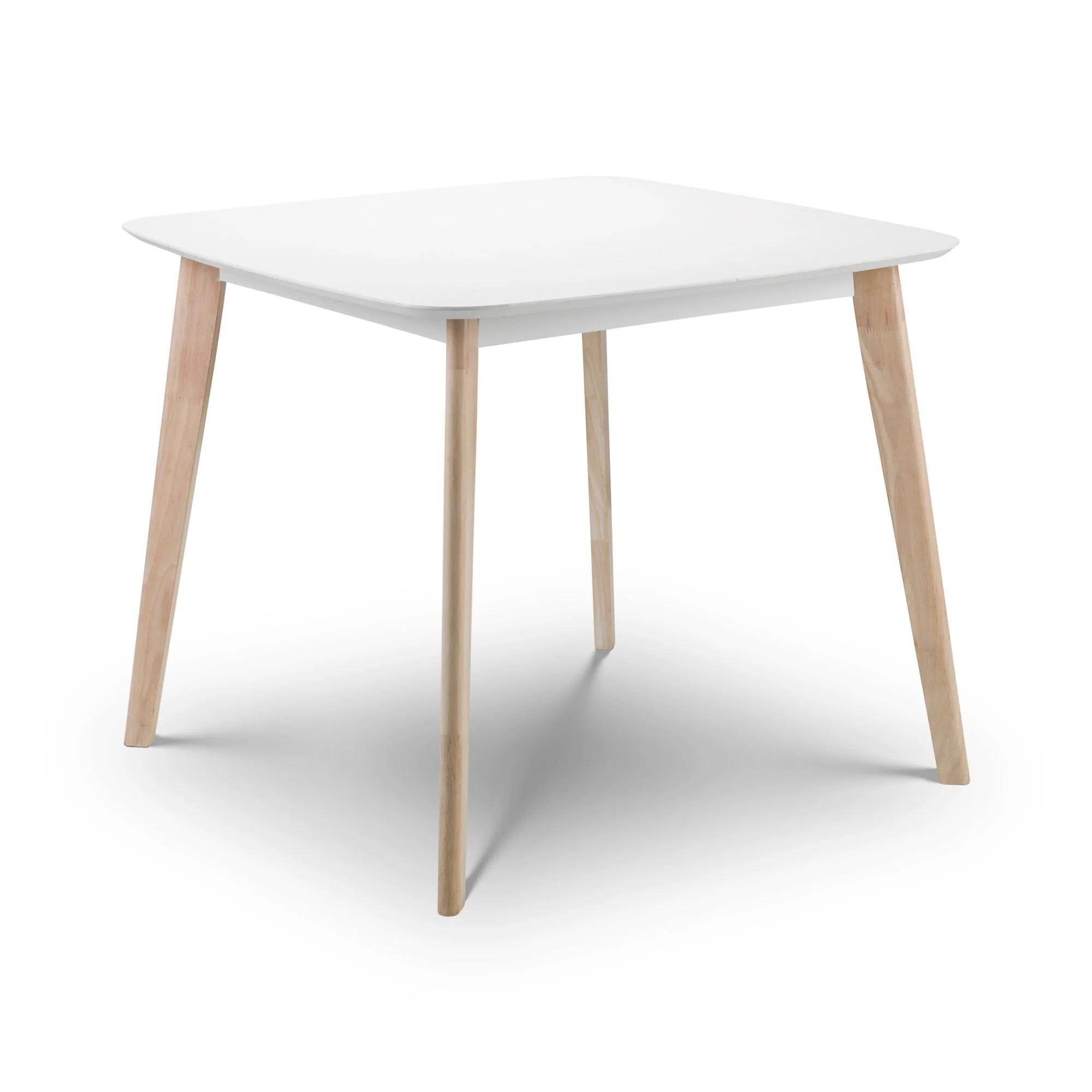 Casa Dining Table - 90cm - 2 Seater - Square - White