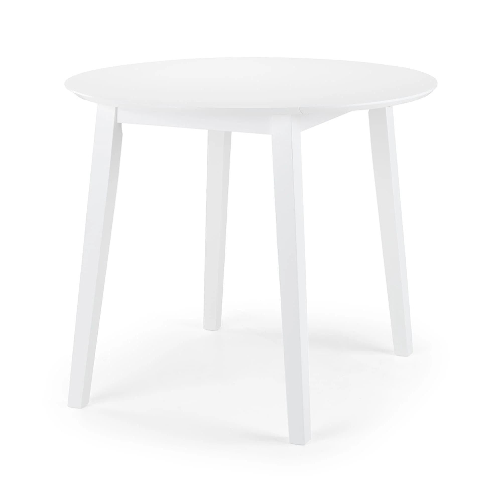 Coast Drop Leaf Dining Table - 2-4 Seater - 55cm? Round - White