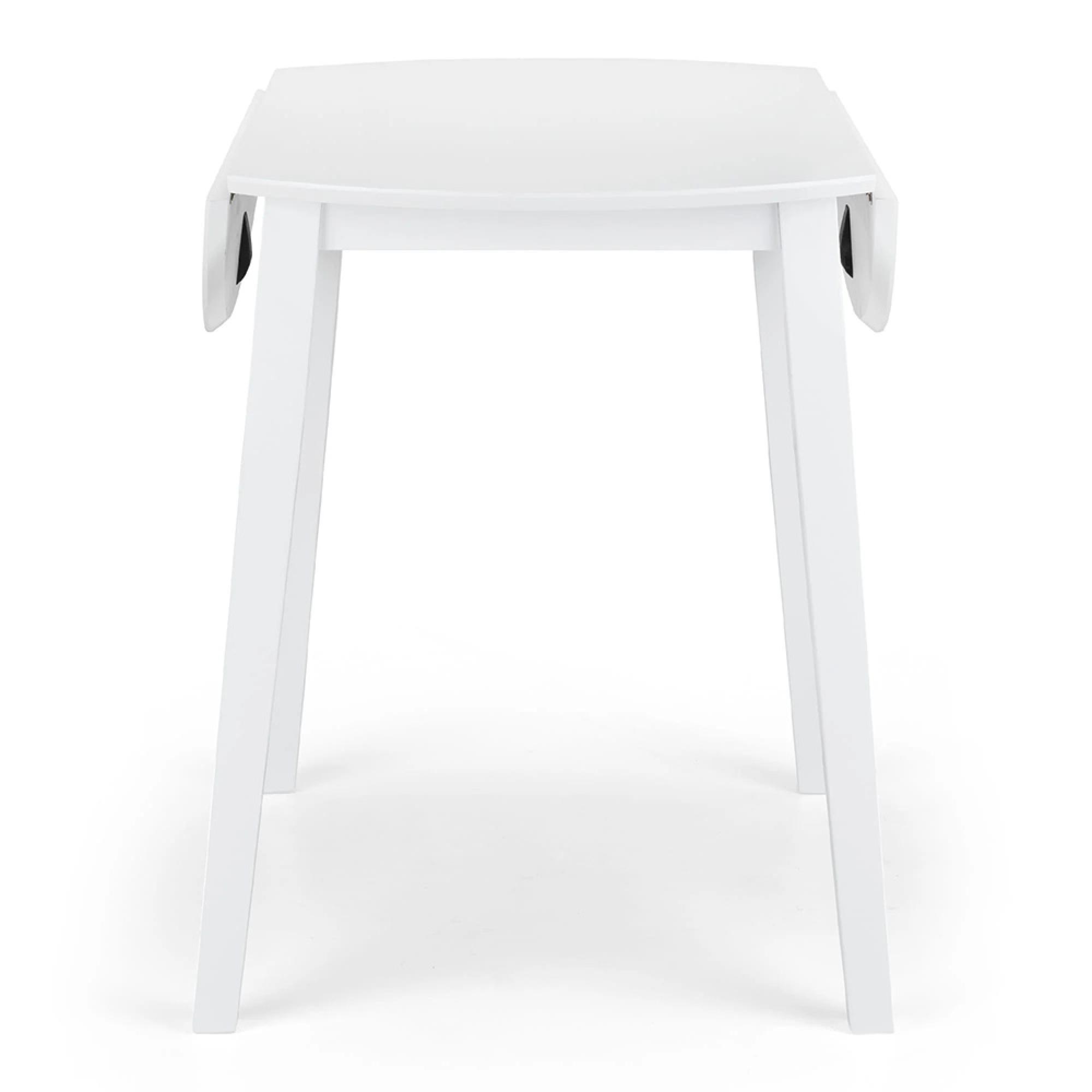 Coast Drop Leaf Dining Table - 2-4 Seater - 55cm? Round - White