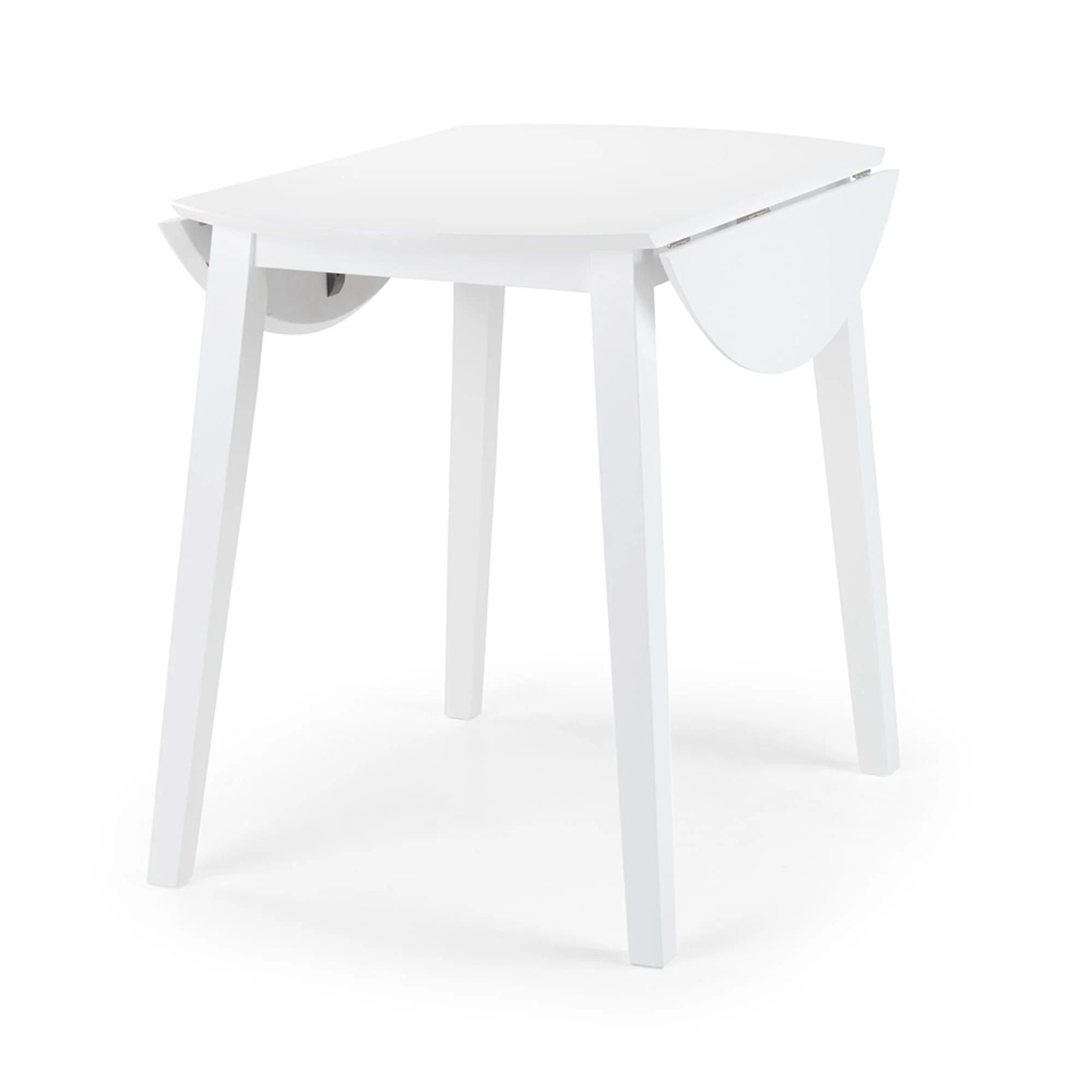 Coast Drop Leaf Dining Table - 2-4 Seater - 55cm? Round - White