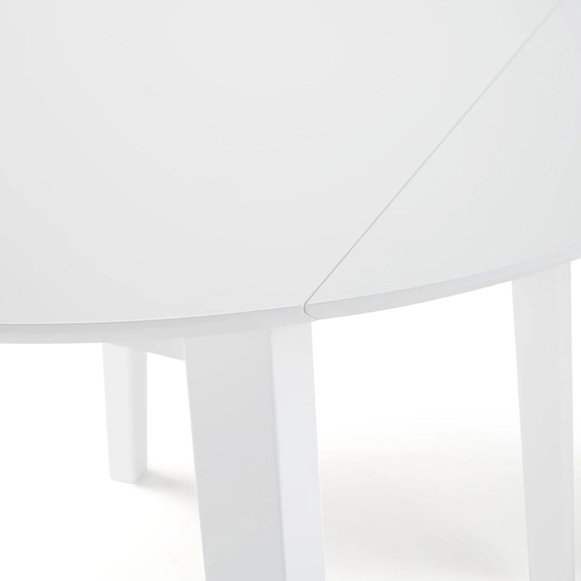 Coast Drop Leaf Dining Table - 2-4 Seater - 55cm? Round - White