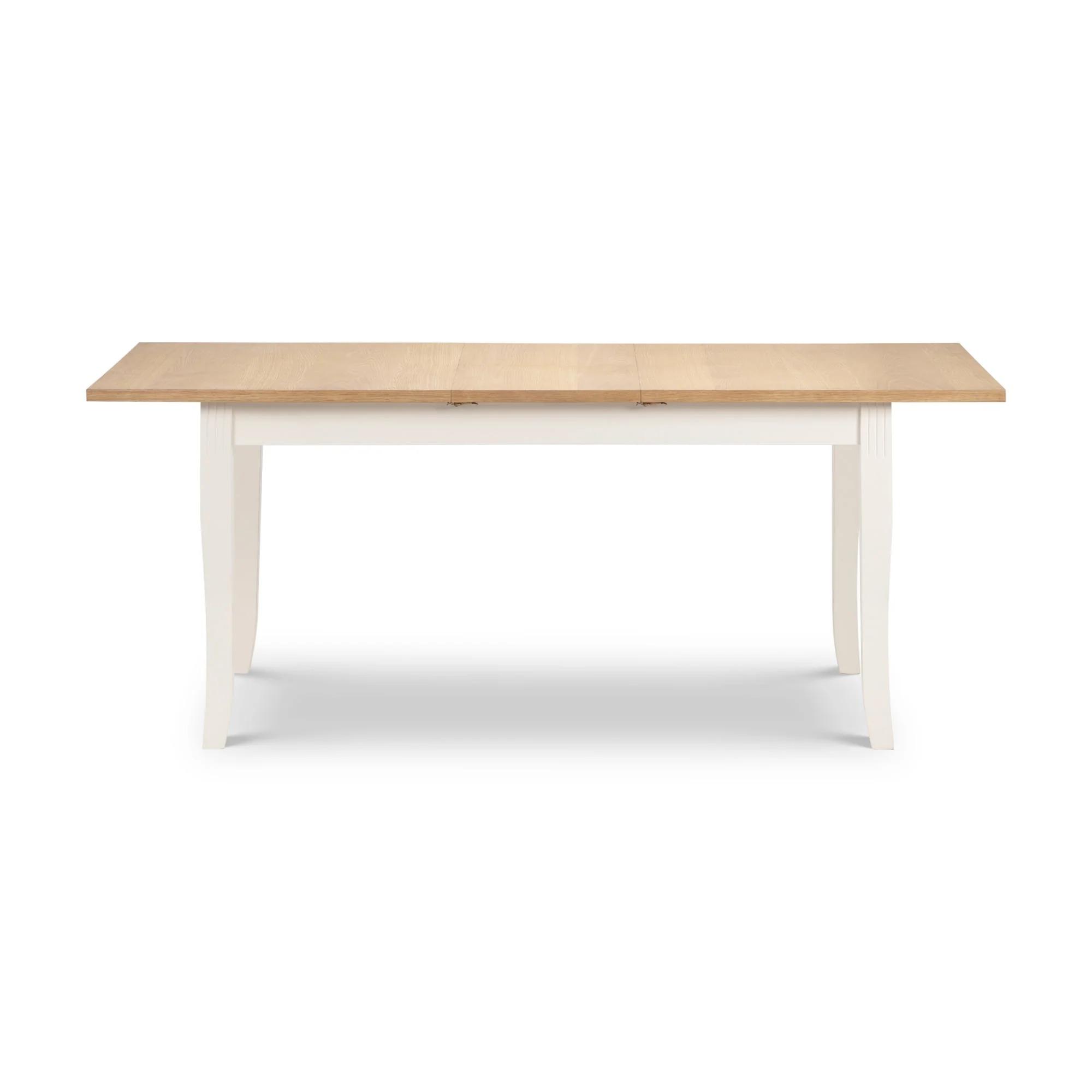 Davenport Extending Dining Table - 6-8 Seater - 150cm-190cm - Ivory
