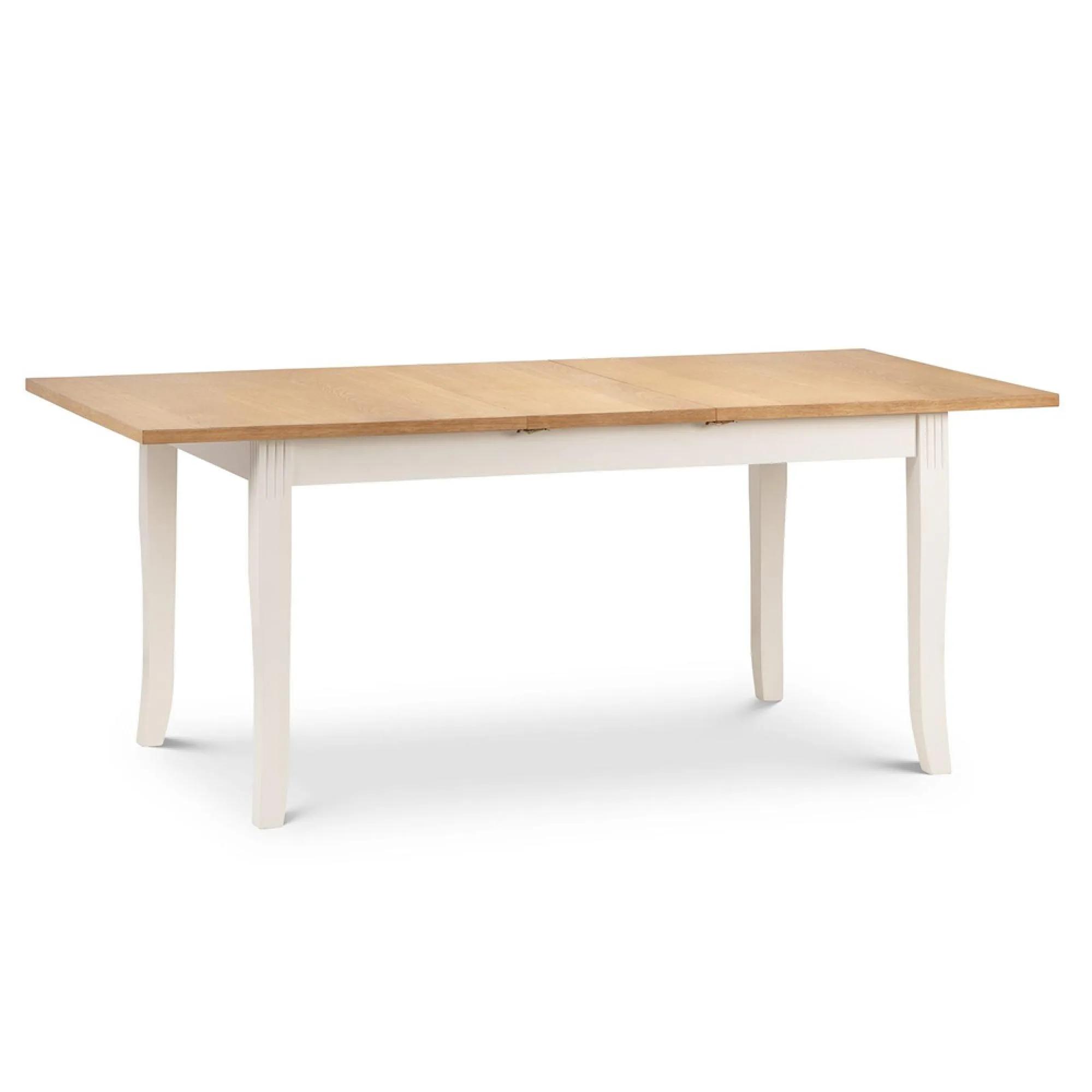 Davenport Extending Dining Table - 6-8 Seater - 150cm-190cm - Ivory