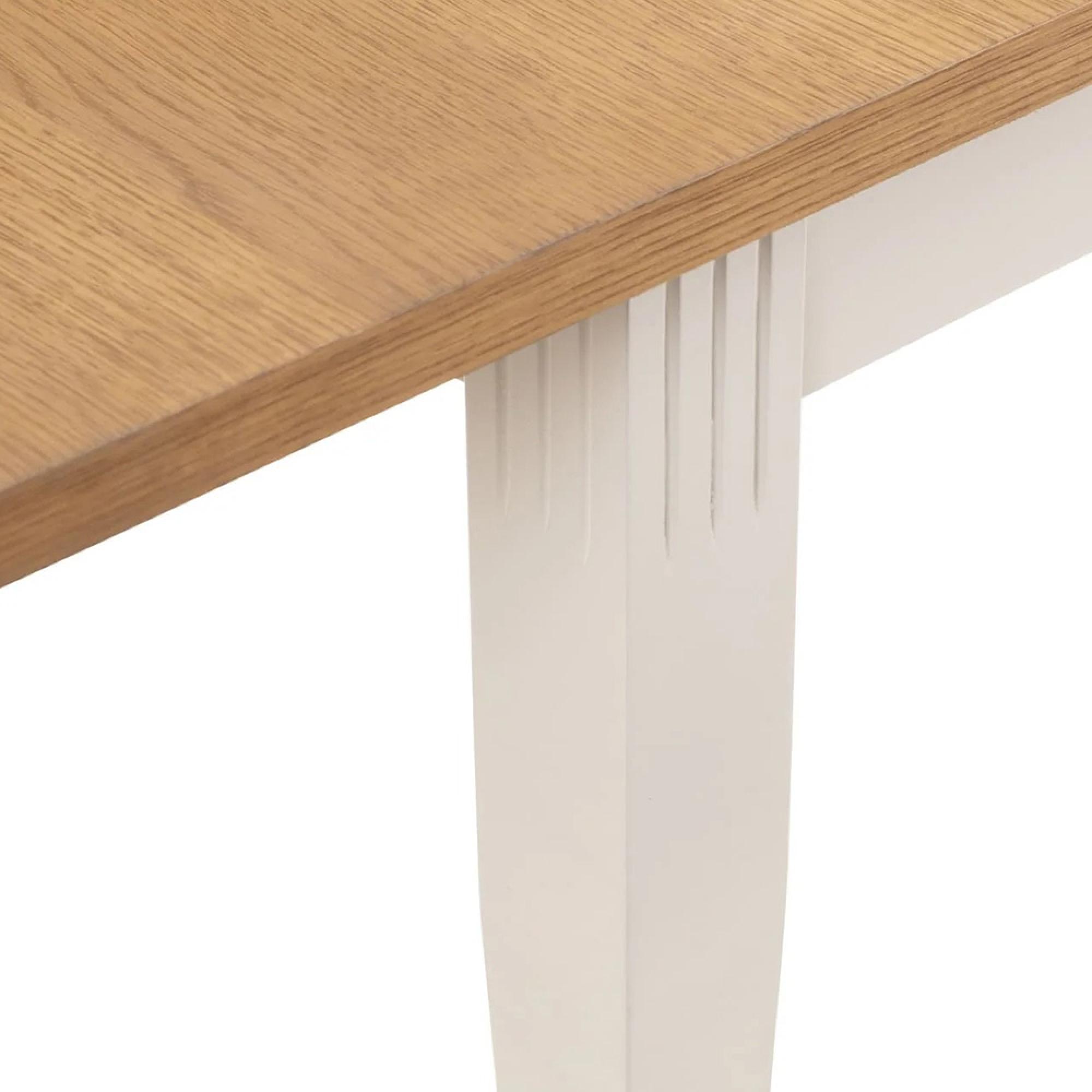 Davenport Extending Dining Table - 6-8 Seater - 150cm-190cm - Ivory