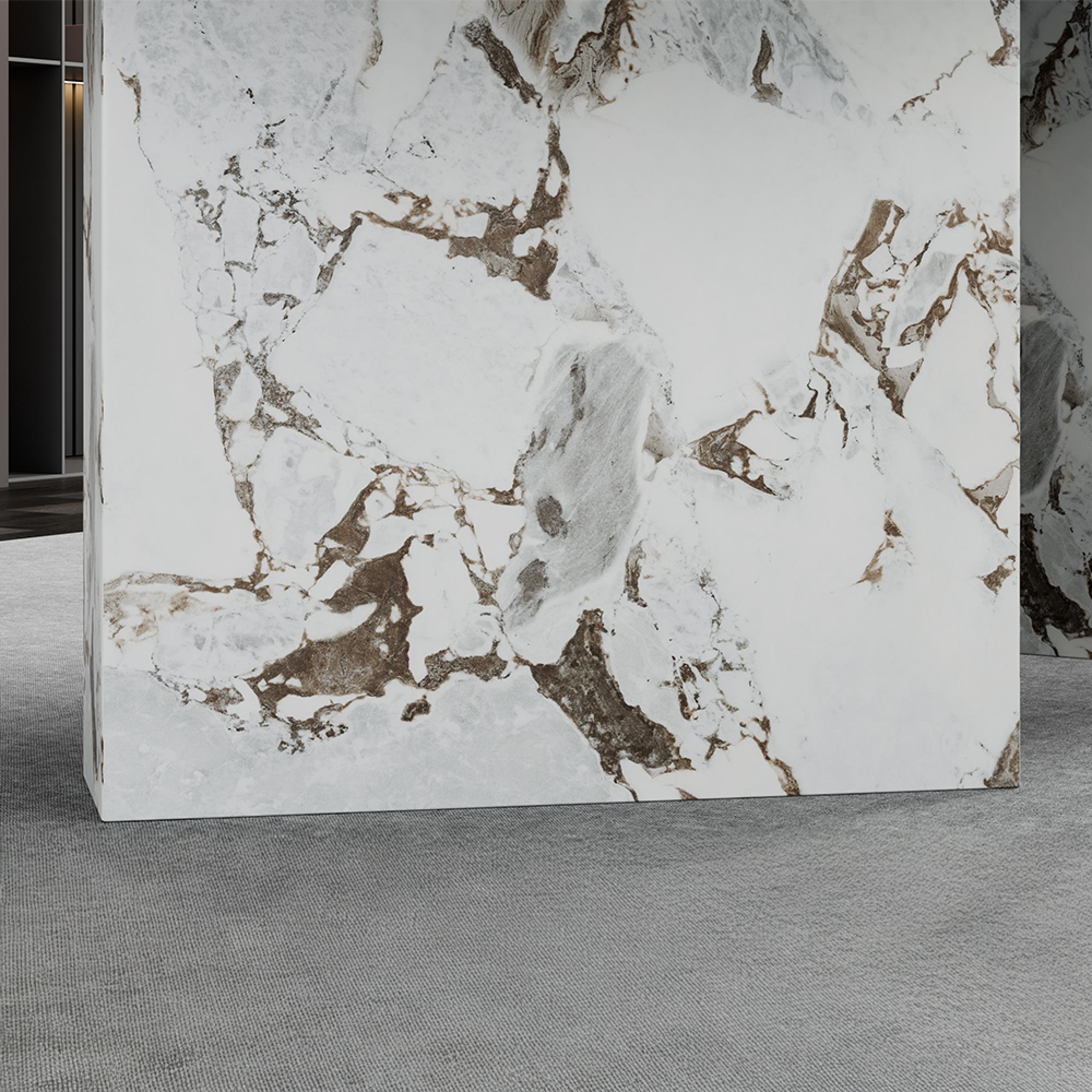 Viola Dining Table - 8 Seater - 200cm - White Marble