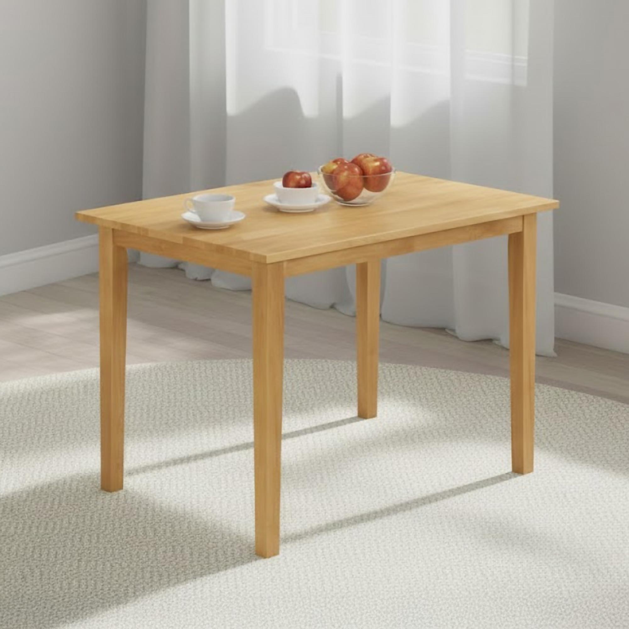 Hanover Dining Table - 4 Seater - 110cm - Light Oak