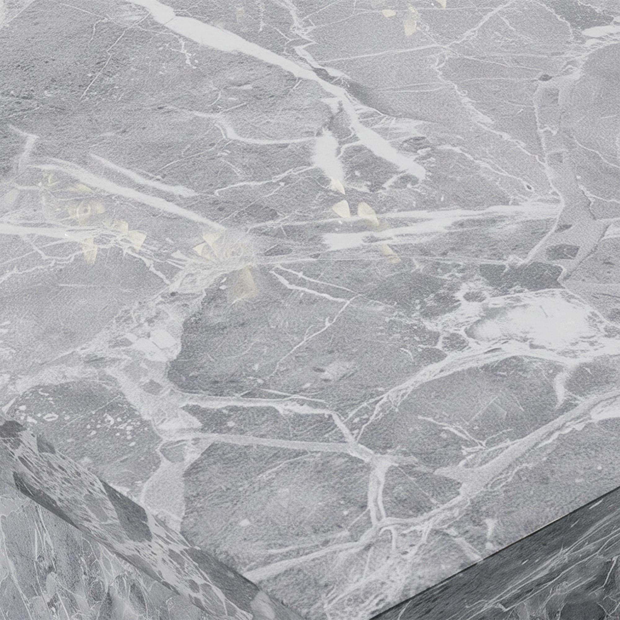 Turin Square Dining Table - 8 Seater - 140cm - Grey Marble