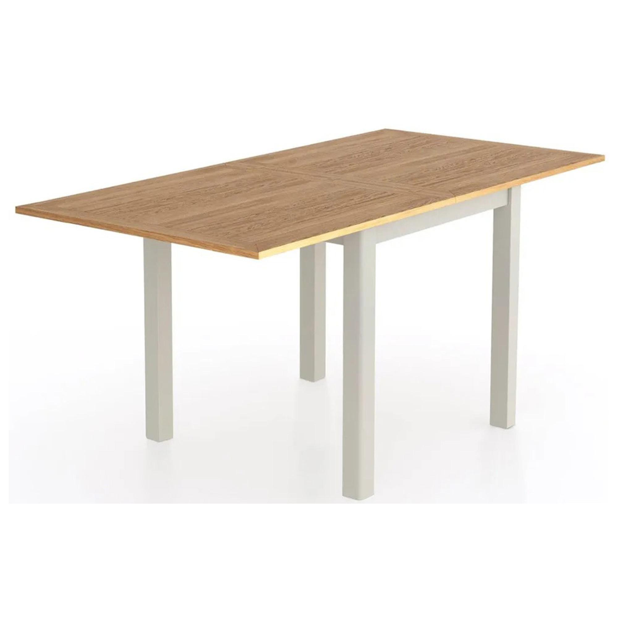 Arden Grey Painted 2-6 Seater Square Flip Top Extending Dining Table