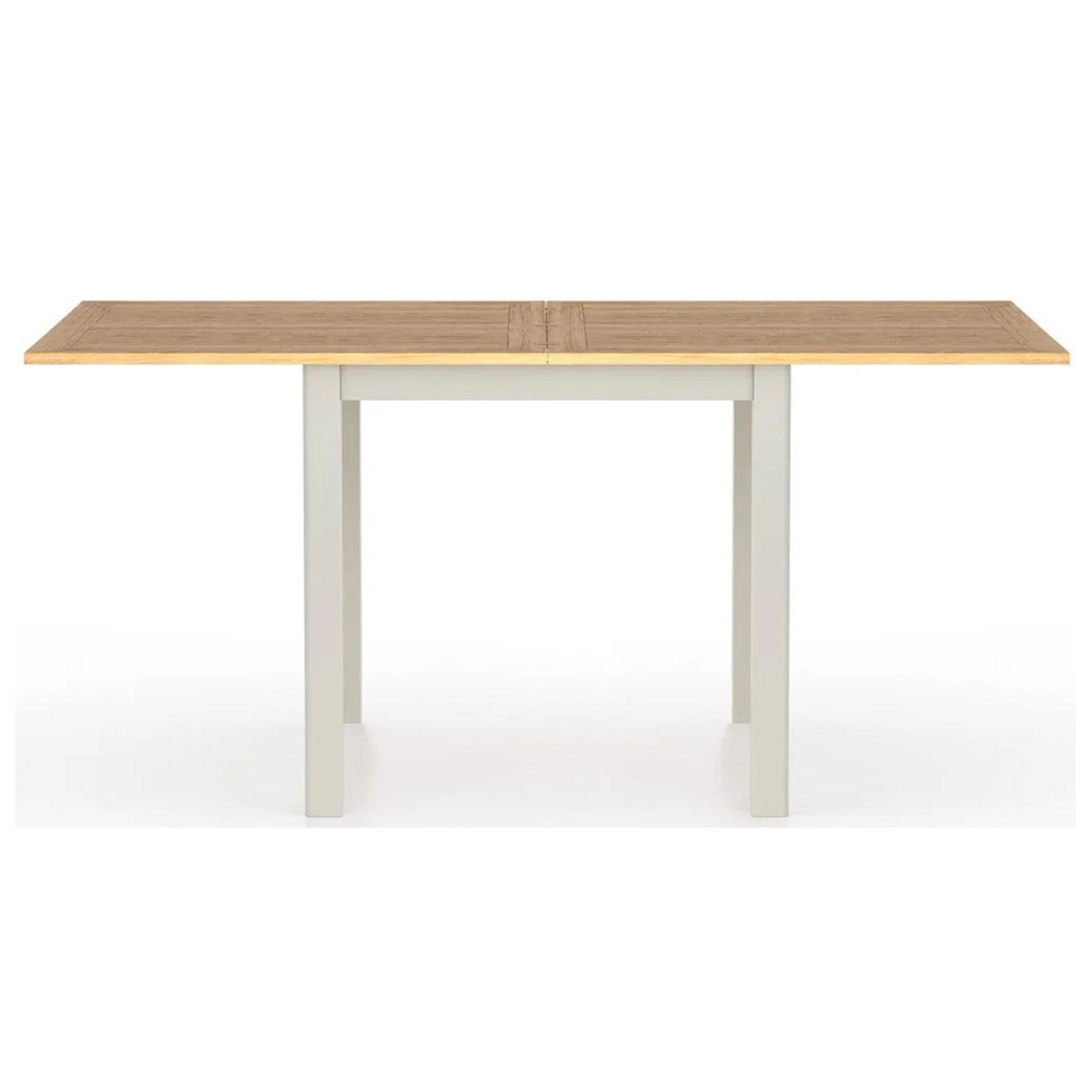 Arden Grey Painted 2-6 Seater Square Flip Top Extending Dining Table
