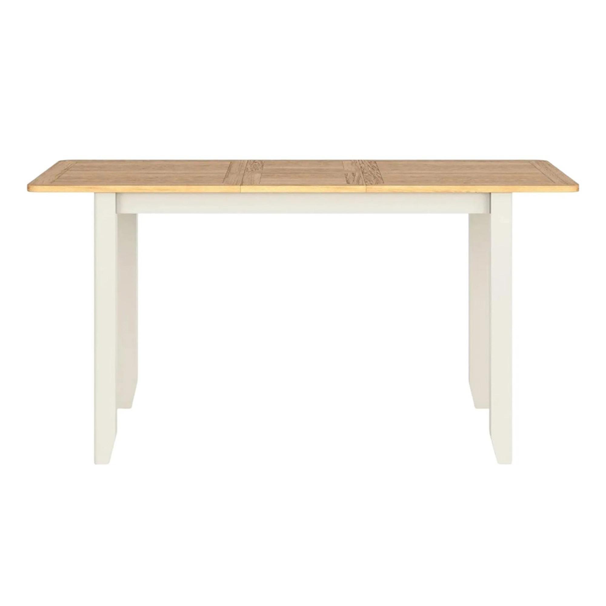 Arden Grey Painted 4-6 Seater Extending Dining Table - 125cm-165cm