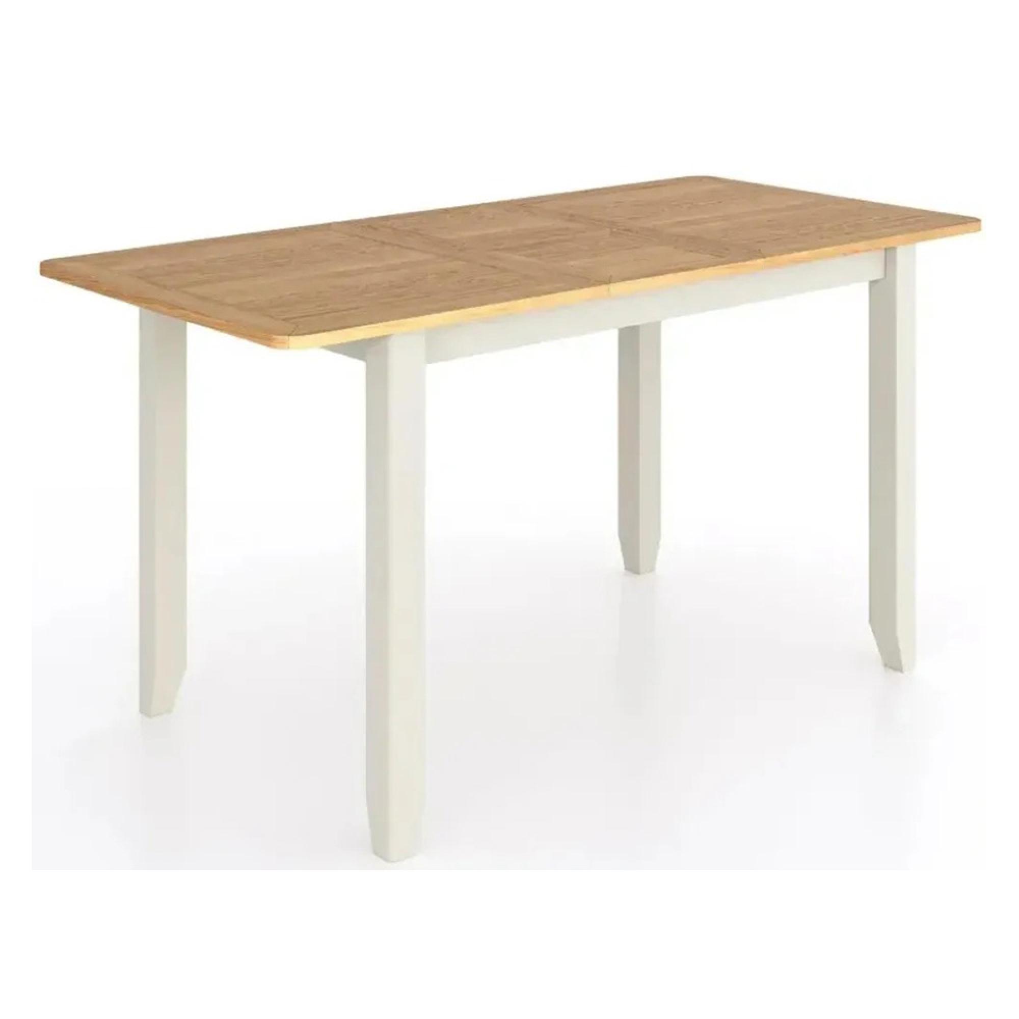 Arden Grey Painted 4-6 Seater Extending Dining Table - 125cm-165cm