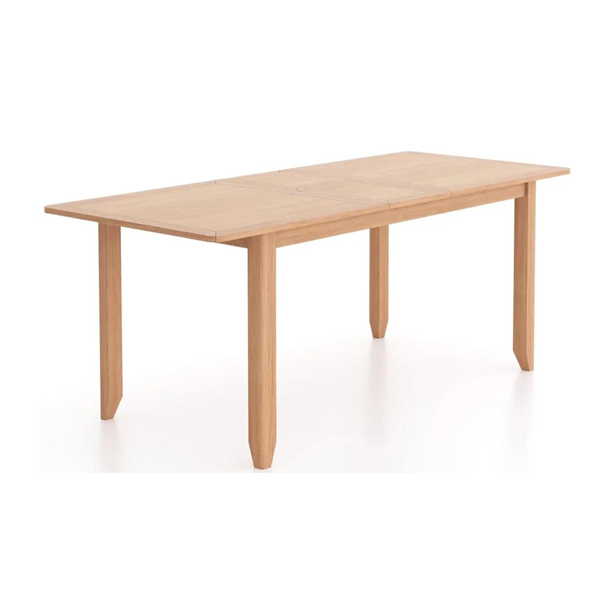 Arden Oak 4-8 Seater Extending Dining Table - 160cm-200cm