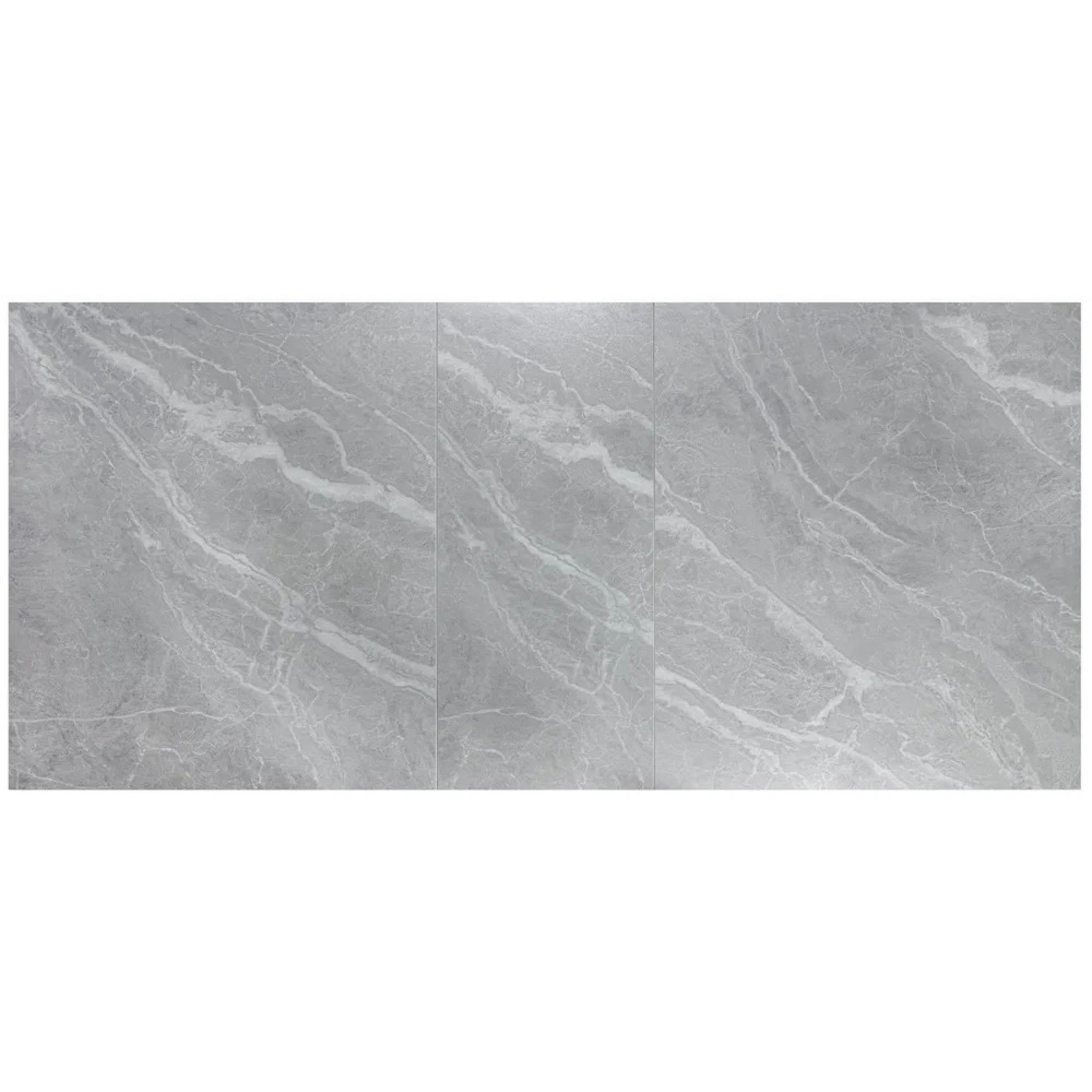 Rosalyn Argento Grey Ceramic 4-6 Seater Extending Dining Table - 140cm-180cm