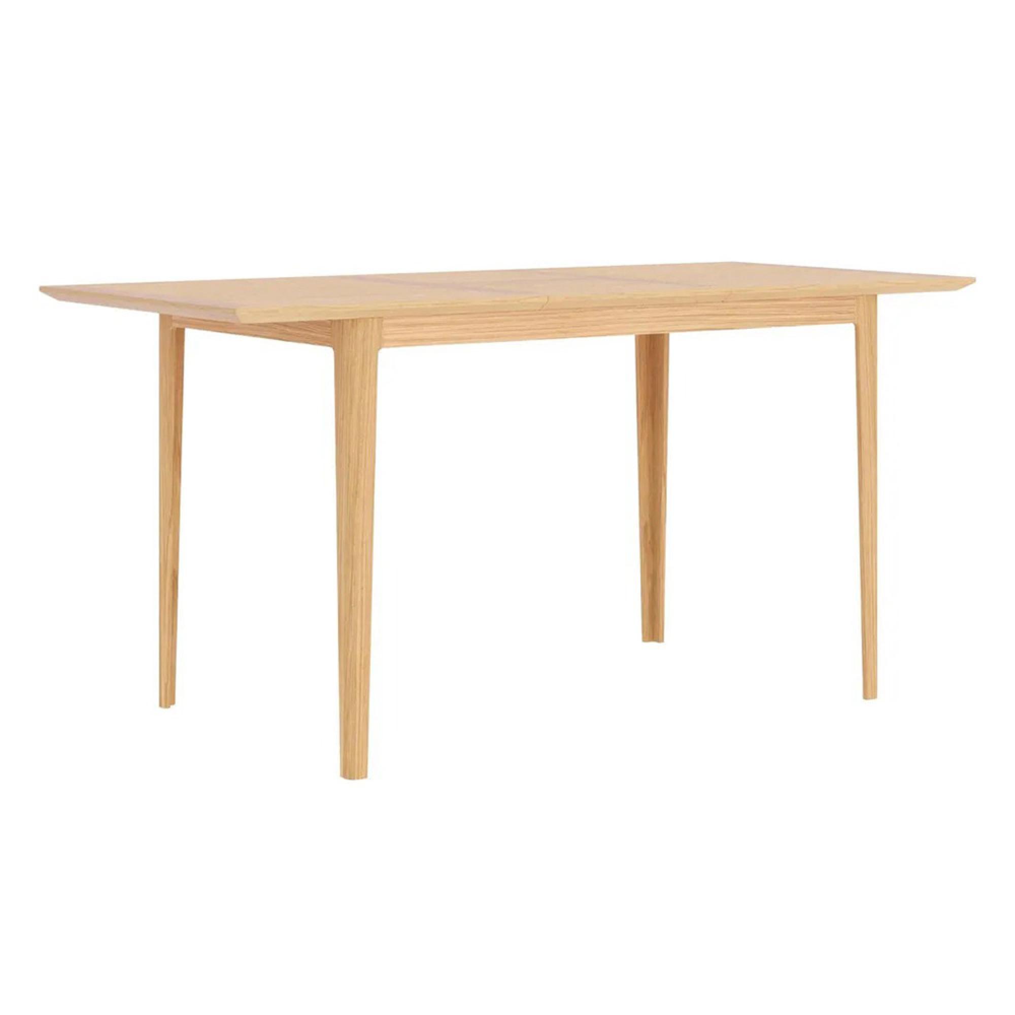 Selene Oak 4-6 Seater Extending Dining Table - 140cm-180cm