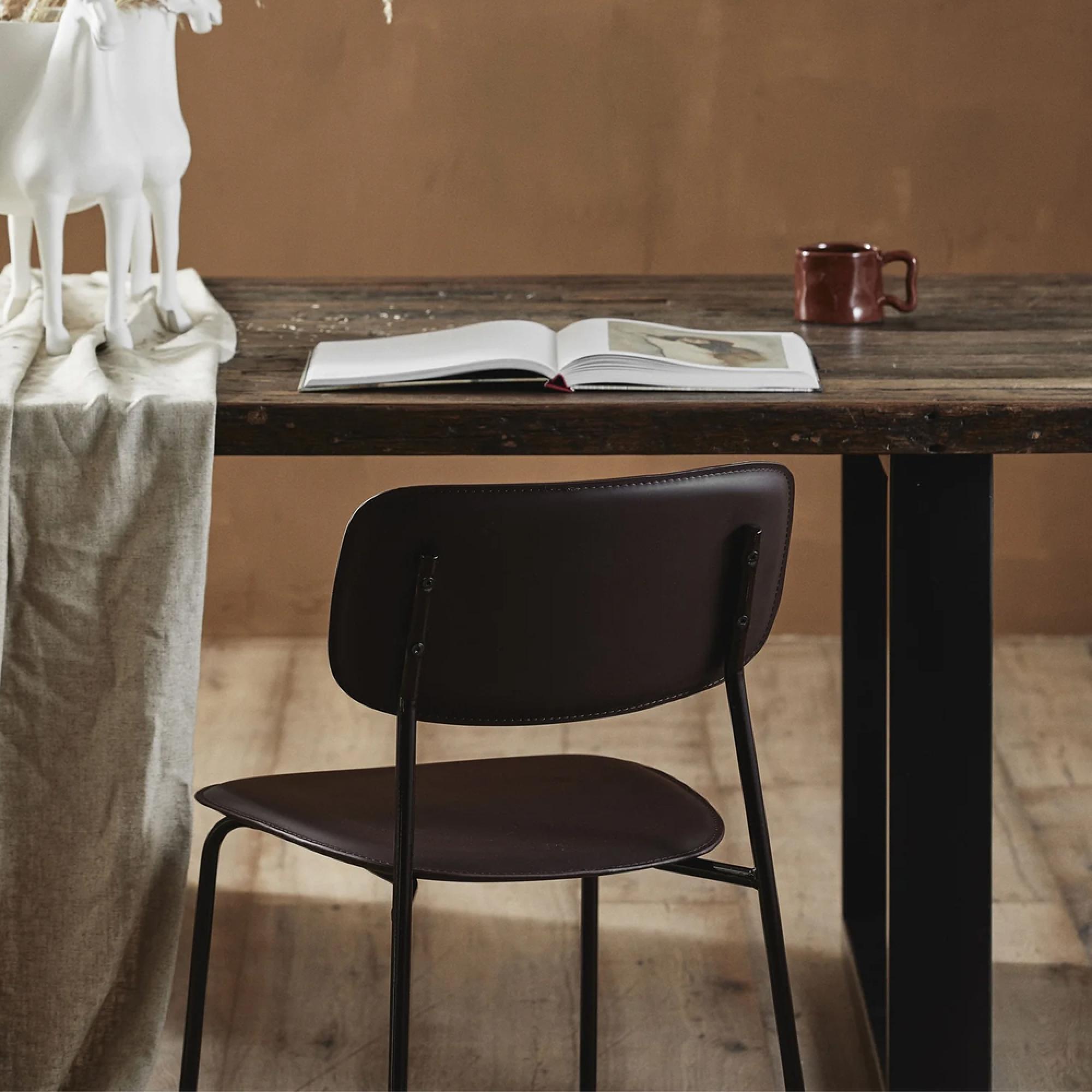 Vintage Dining Table - 8 Seater - 220cm - Recycled Wood and Metal