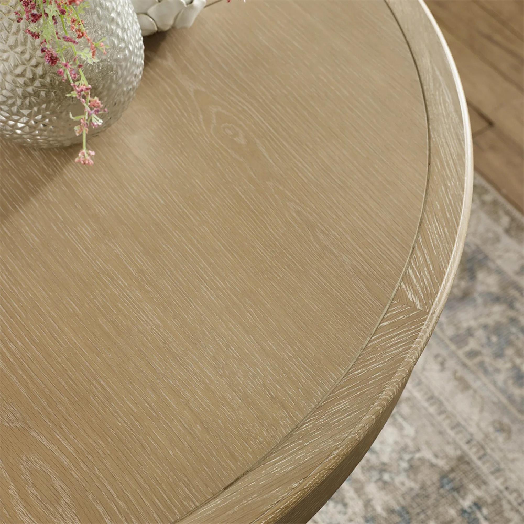 Camille Extending Dining Table - 4-6 Seater - 110-145cm - Round - Limed Oak