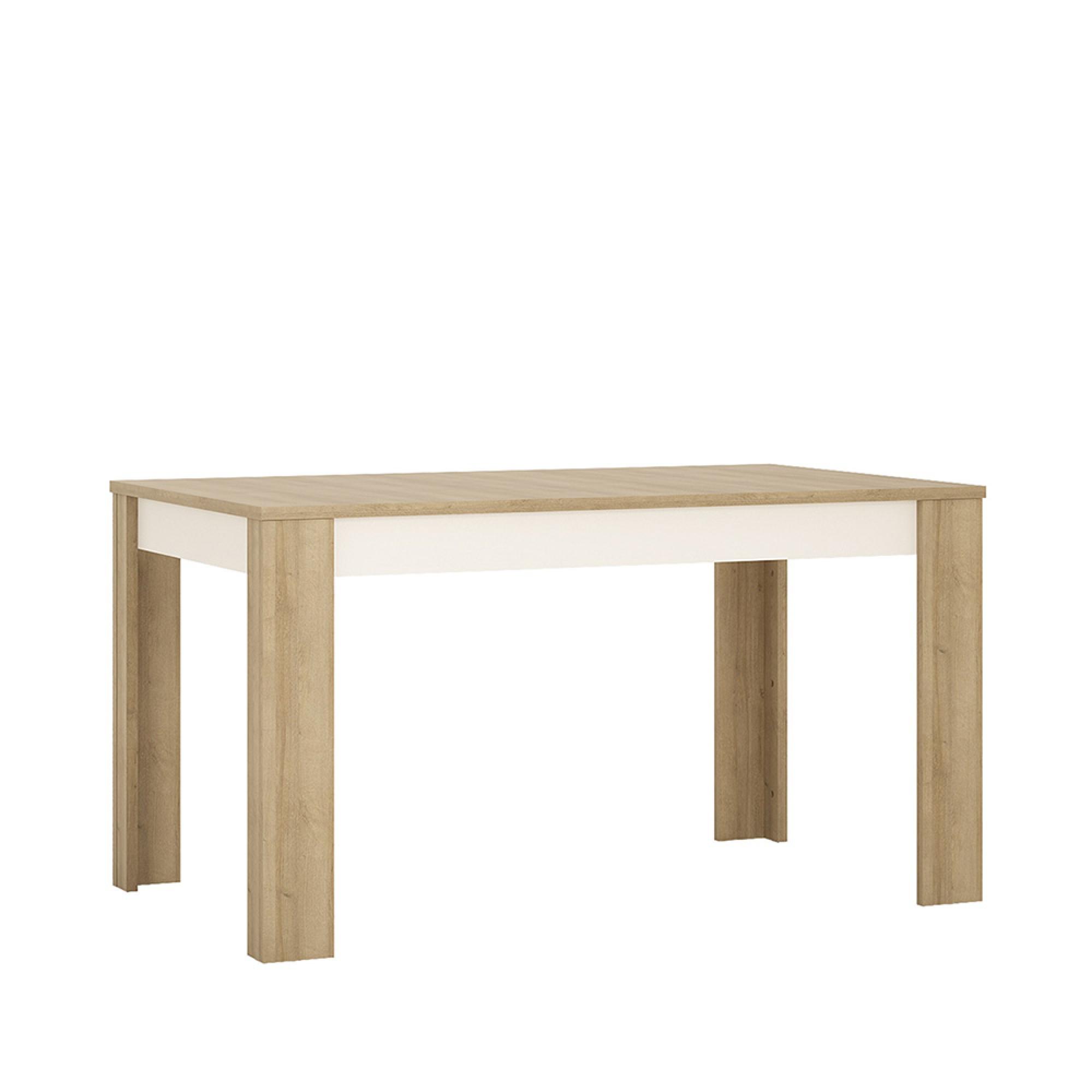 Lyon Extending Dining Table - 4-6 Seater - 140cm-180cm - Oak