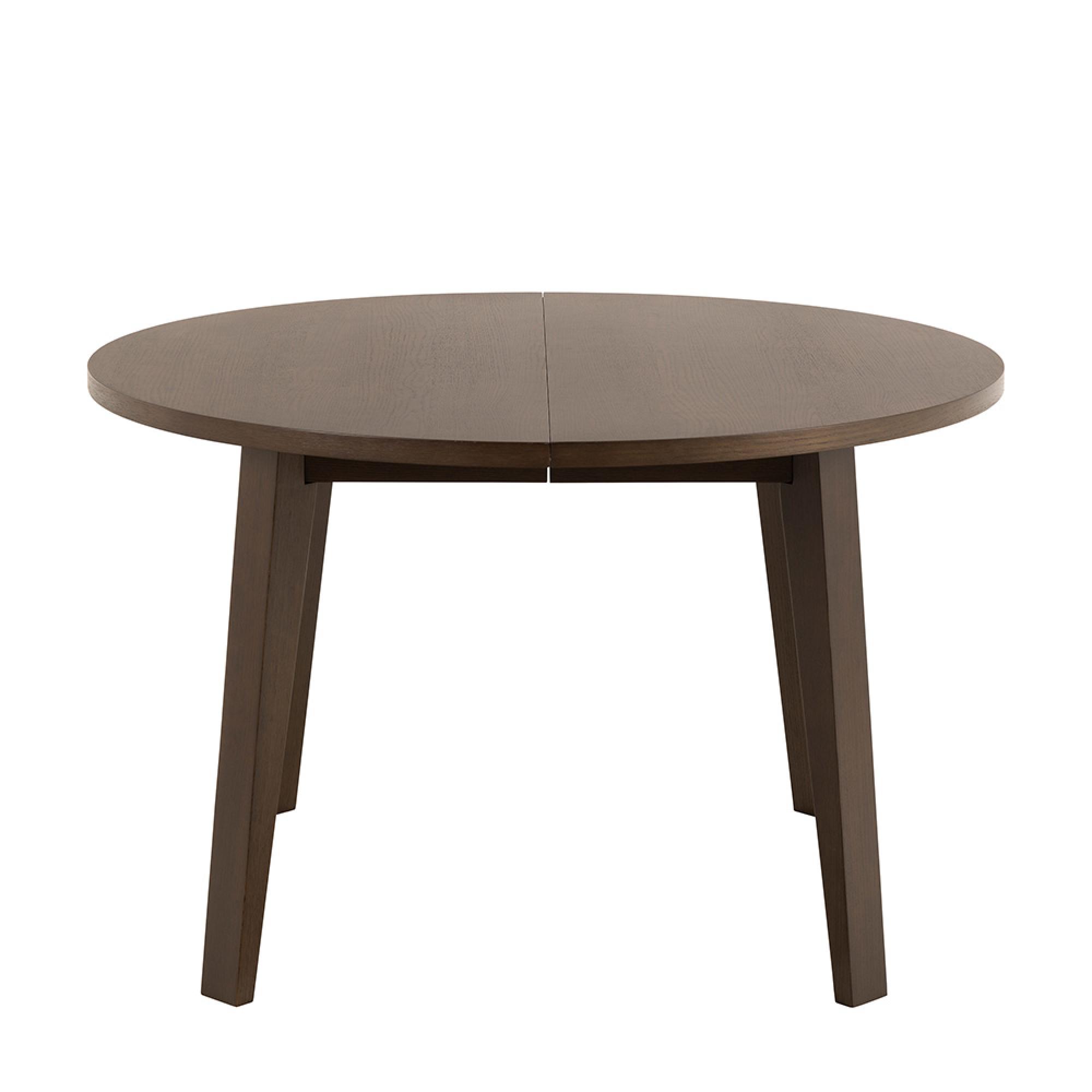 A-Line Dining Table - 4 Seater - Round - Smoked Oak