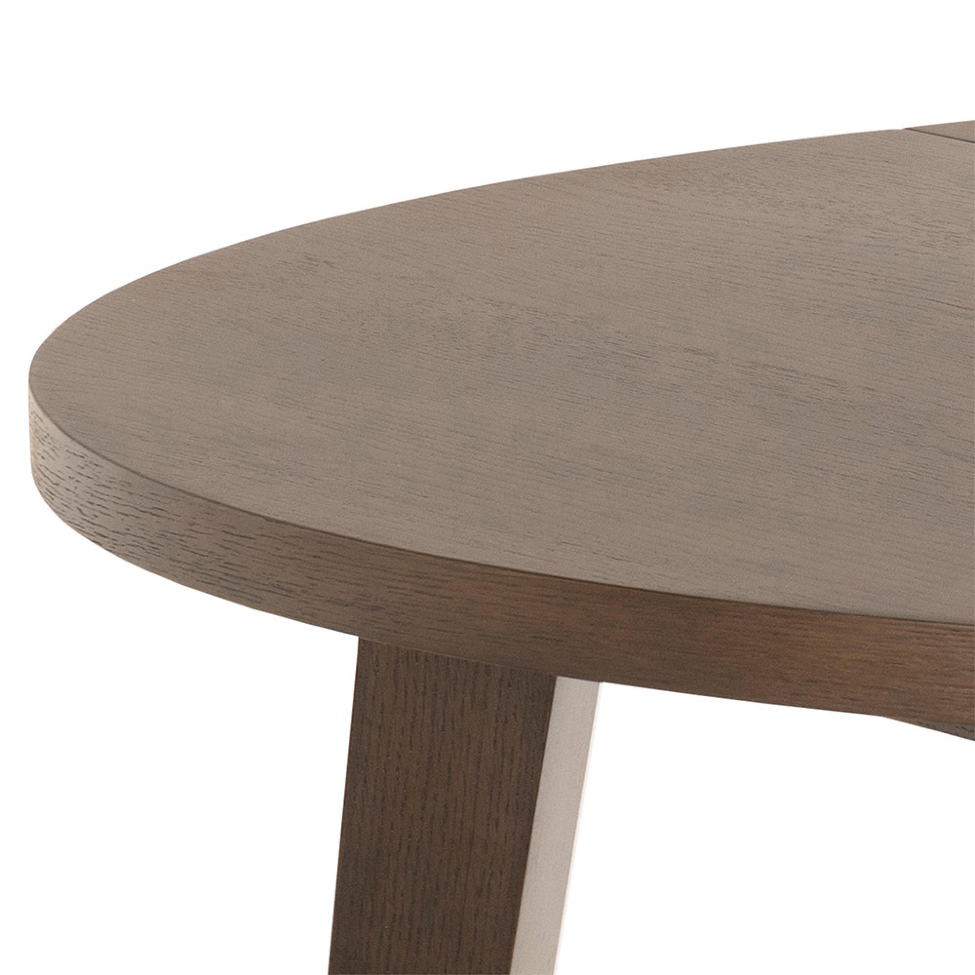 A-Line Dining Table - 4 Seater - Round - Smoked Oak