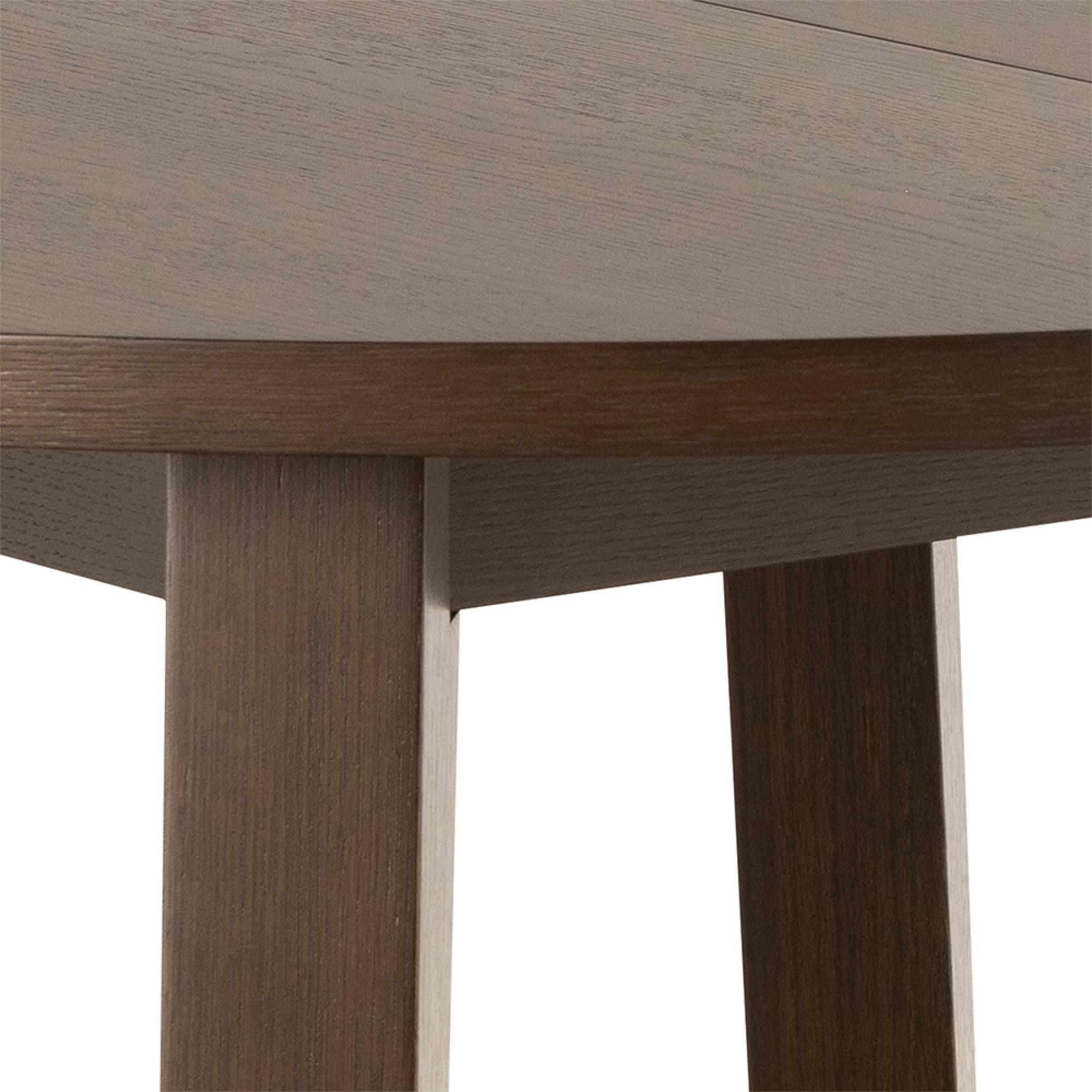 A-Line Dining Table - 4 Seater - Round - Smoked Oak