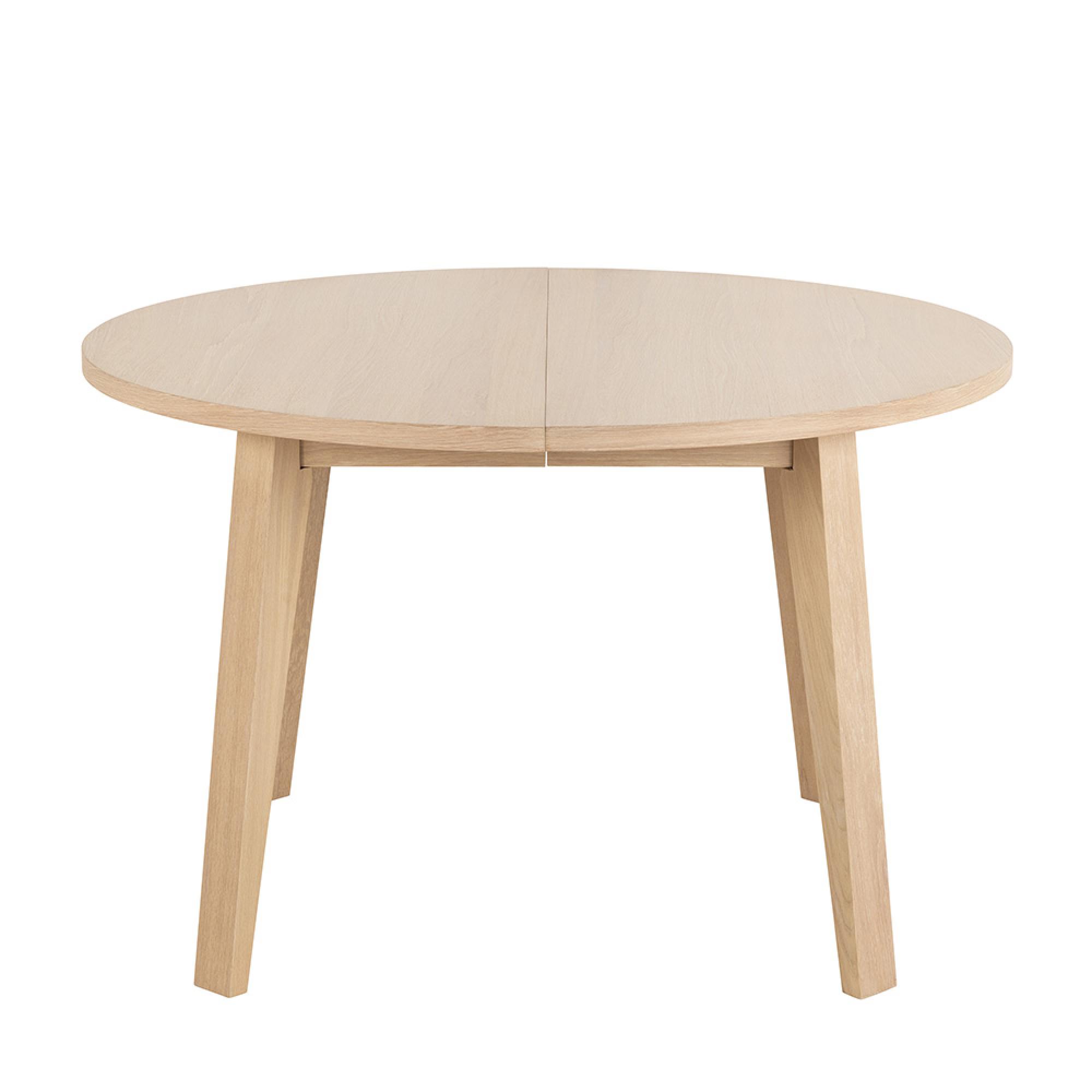 A-Line Dining Table - 4 Seater - Round - White Oak