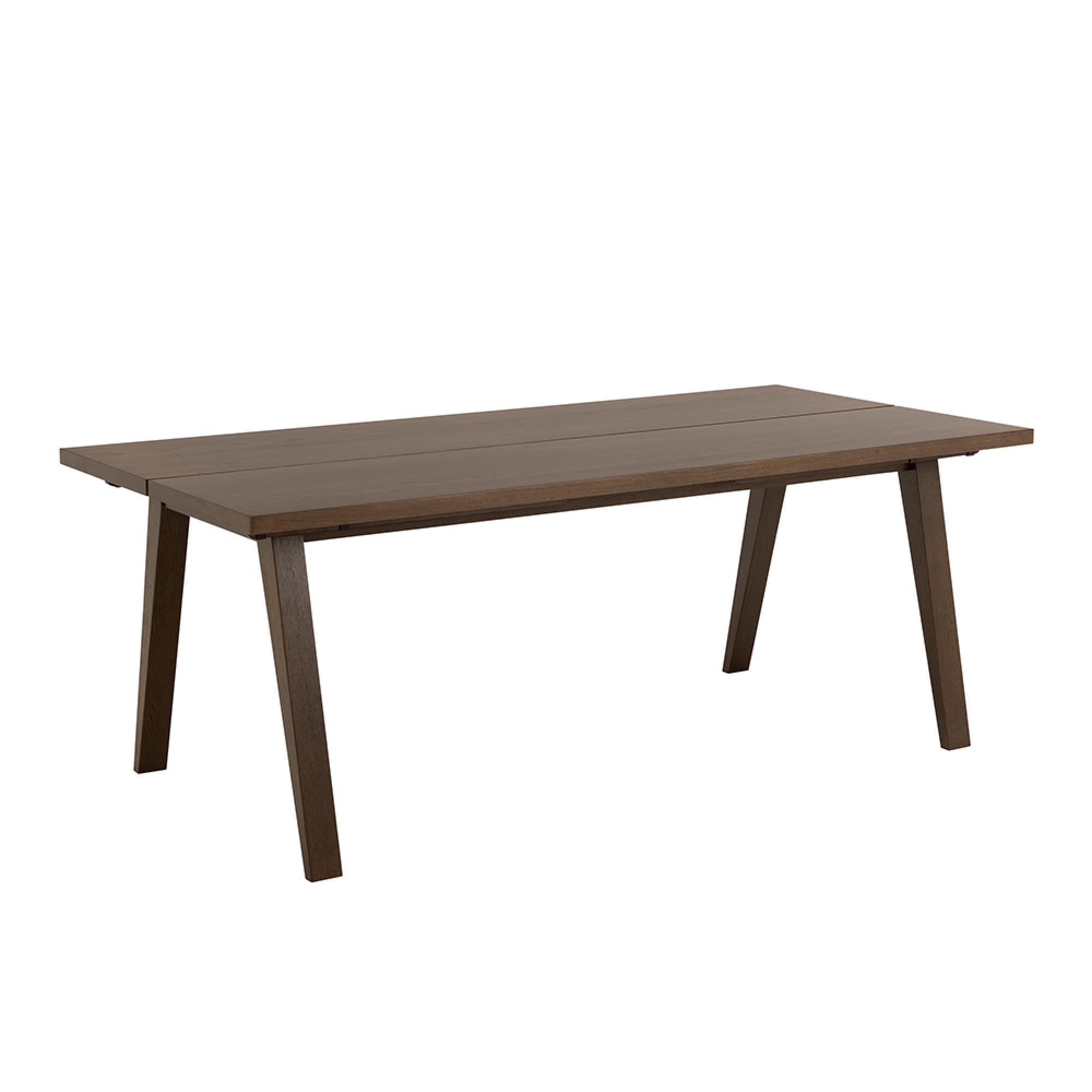 A-Line Dining Table - 8 Seater - Smoked Oak