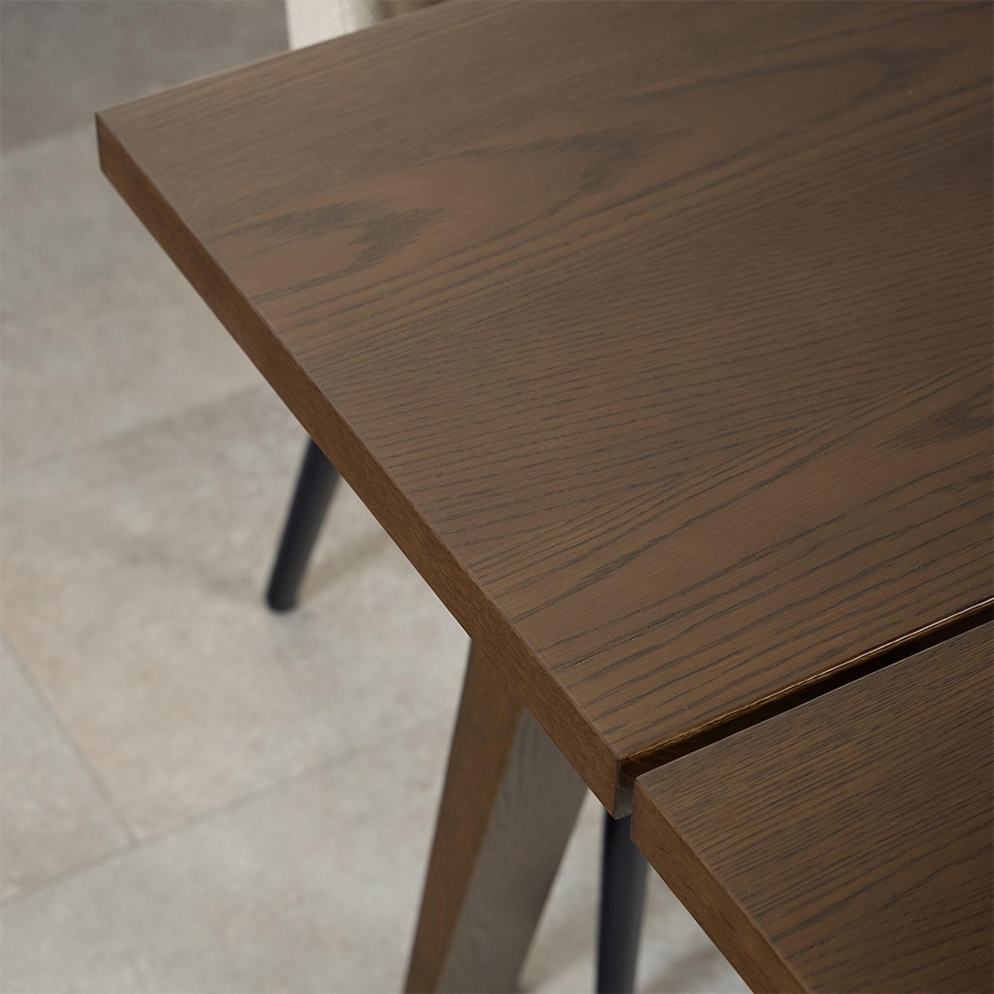 A-Line Dining Table - 8 Seater - Smoked Oak