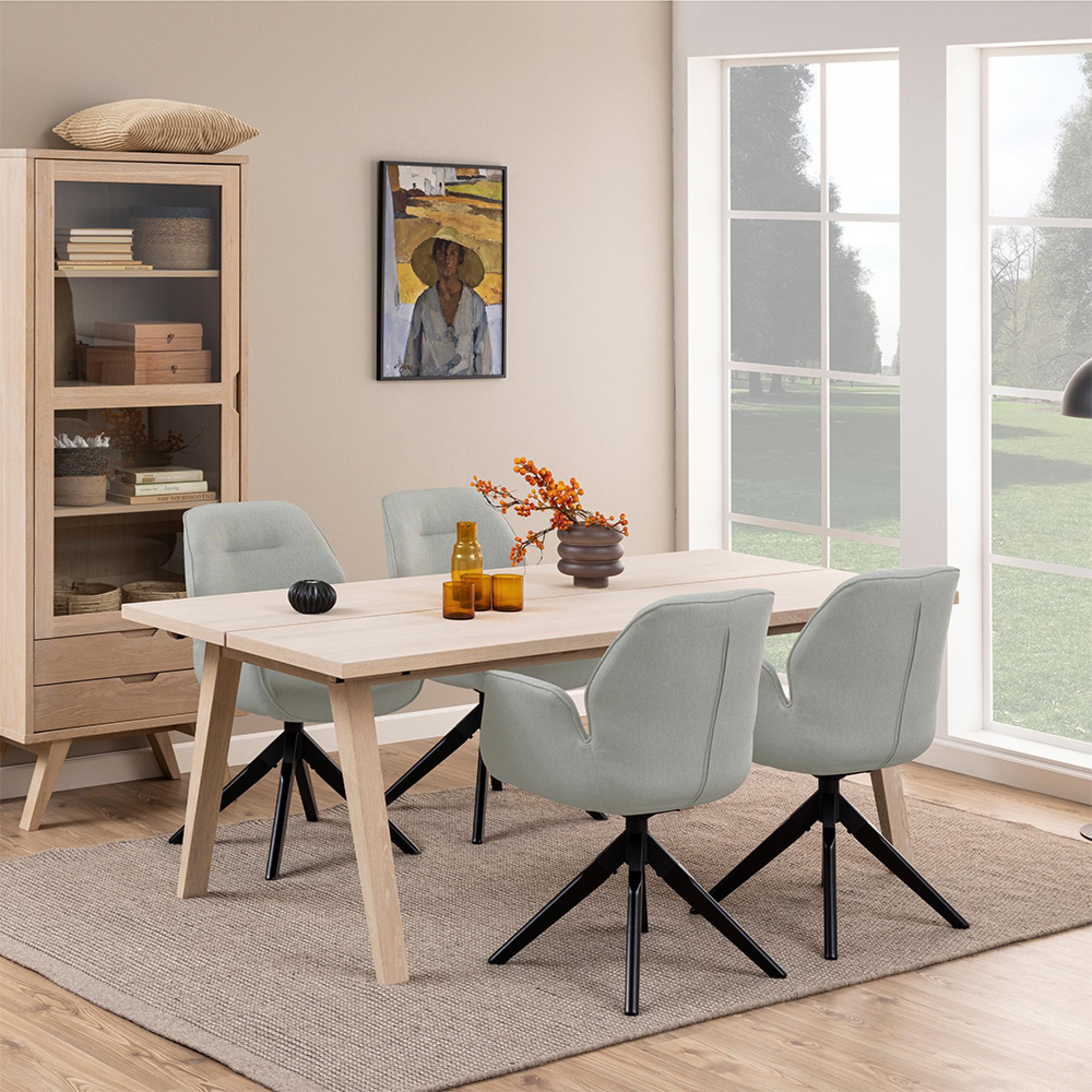 A-Line Dining Table - 8 Seater - White Oak