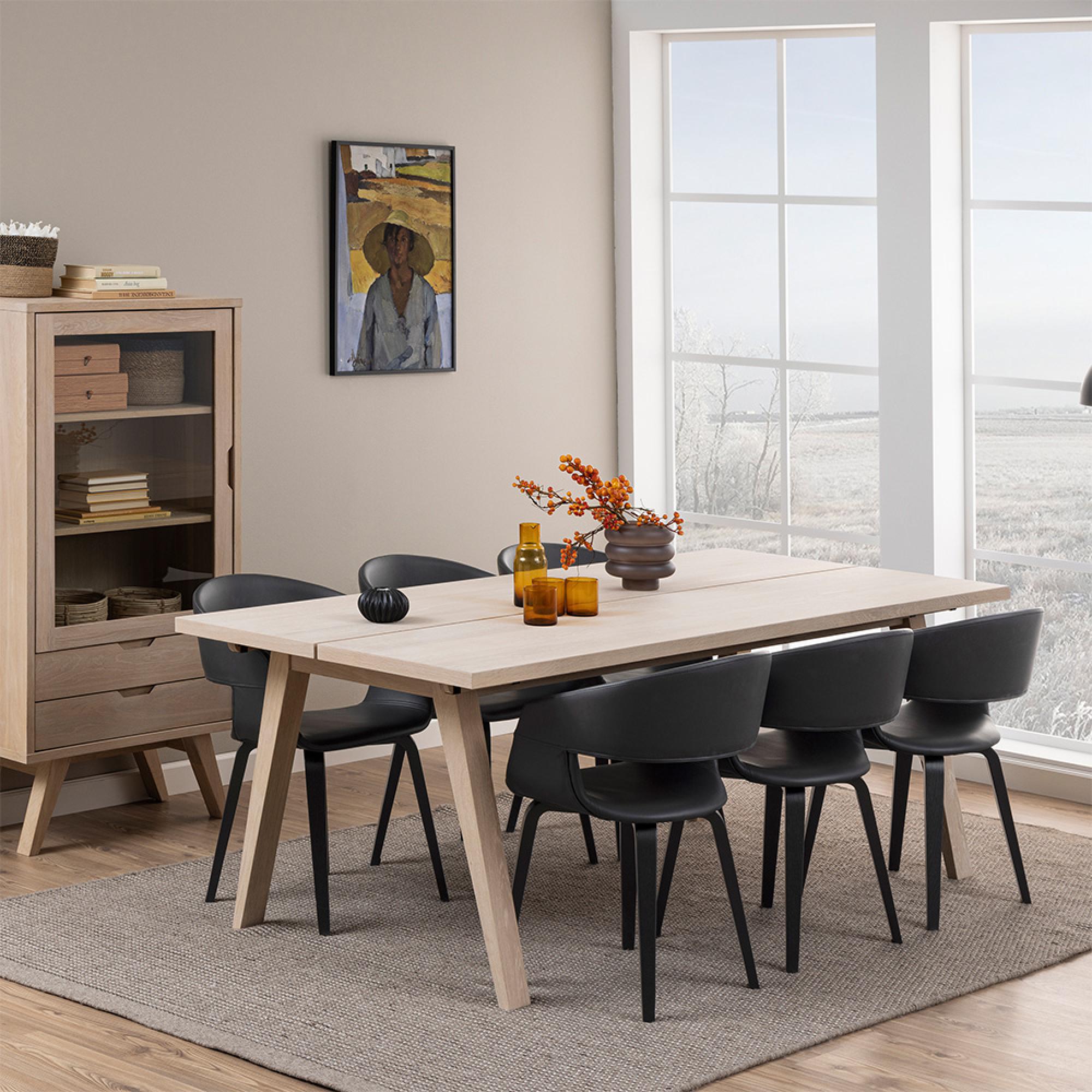 A-Line Dining Table - 8 Seater - White Oak