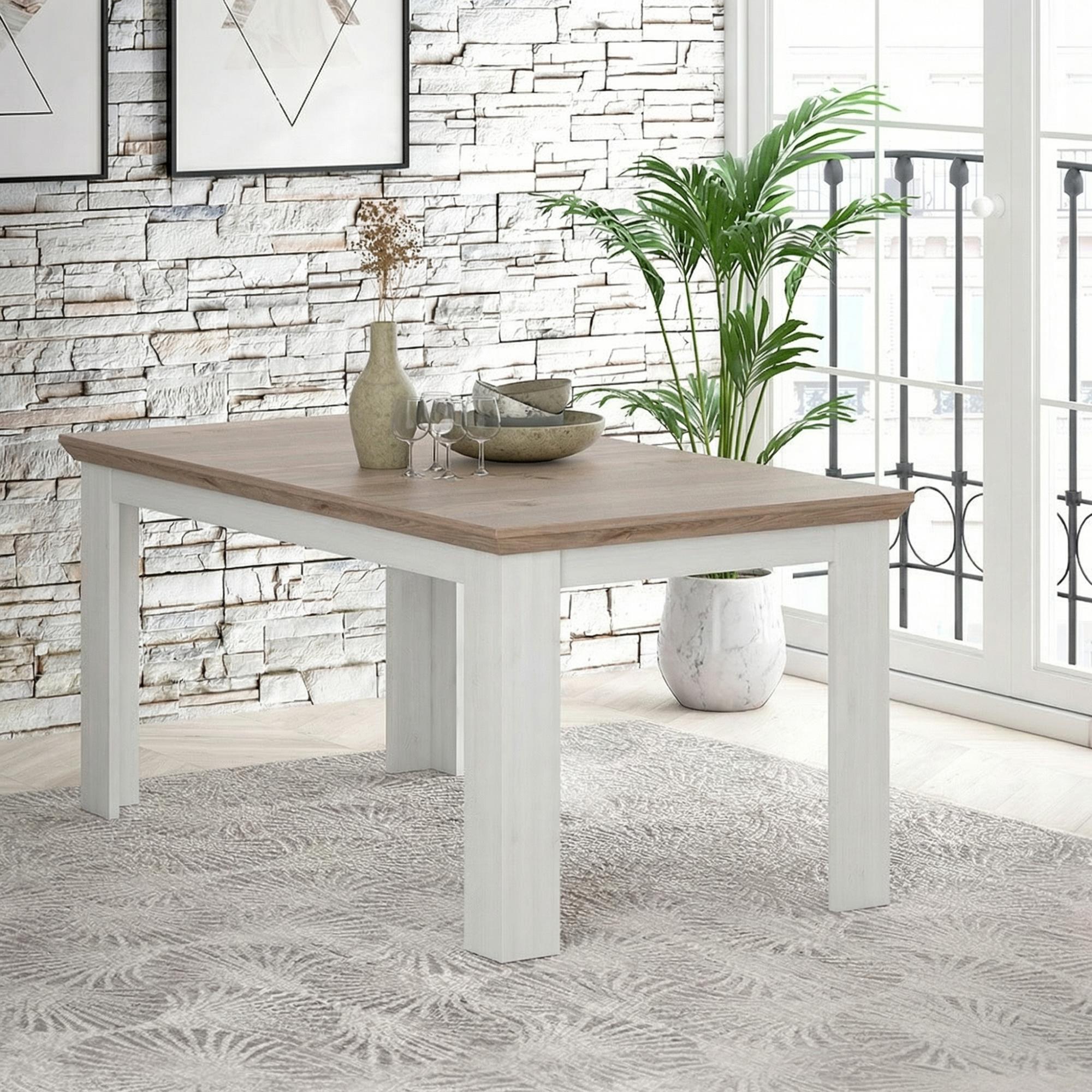 Illopa Extending Dining Table - 6-8 Seater - White