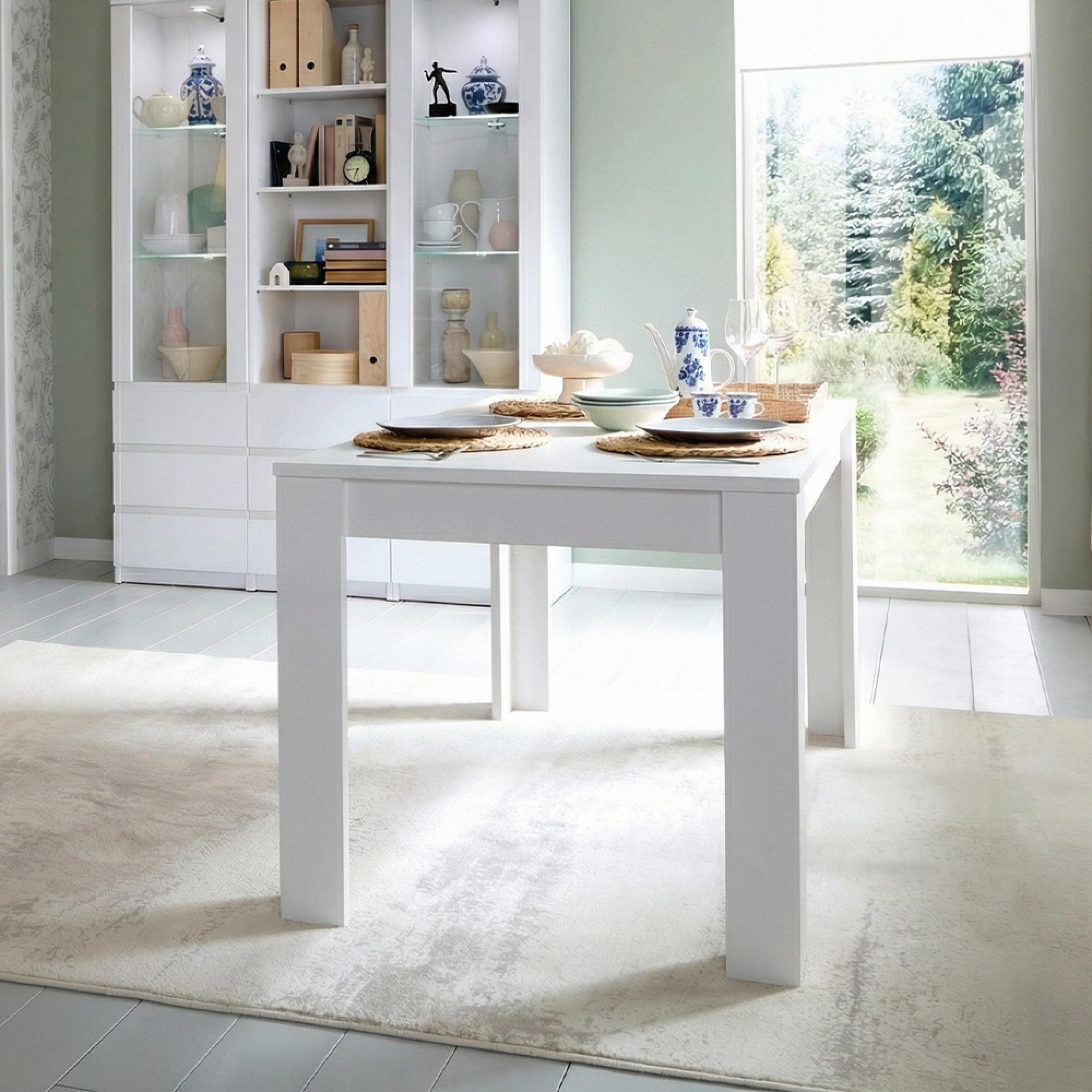 Fribo Extending Dining Table - 4-6 Seater - White