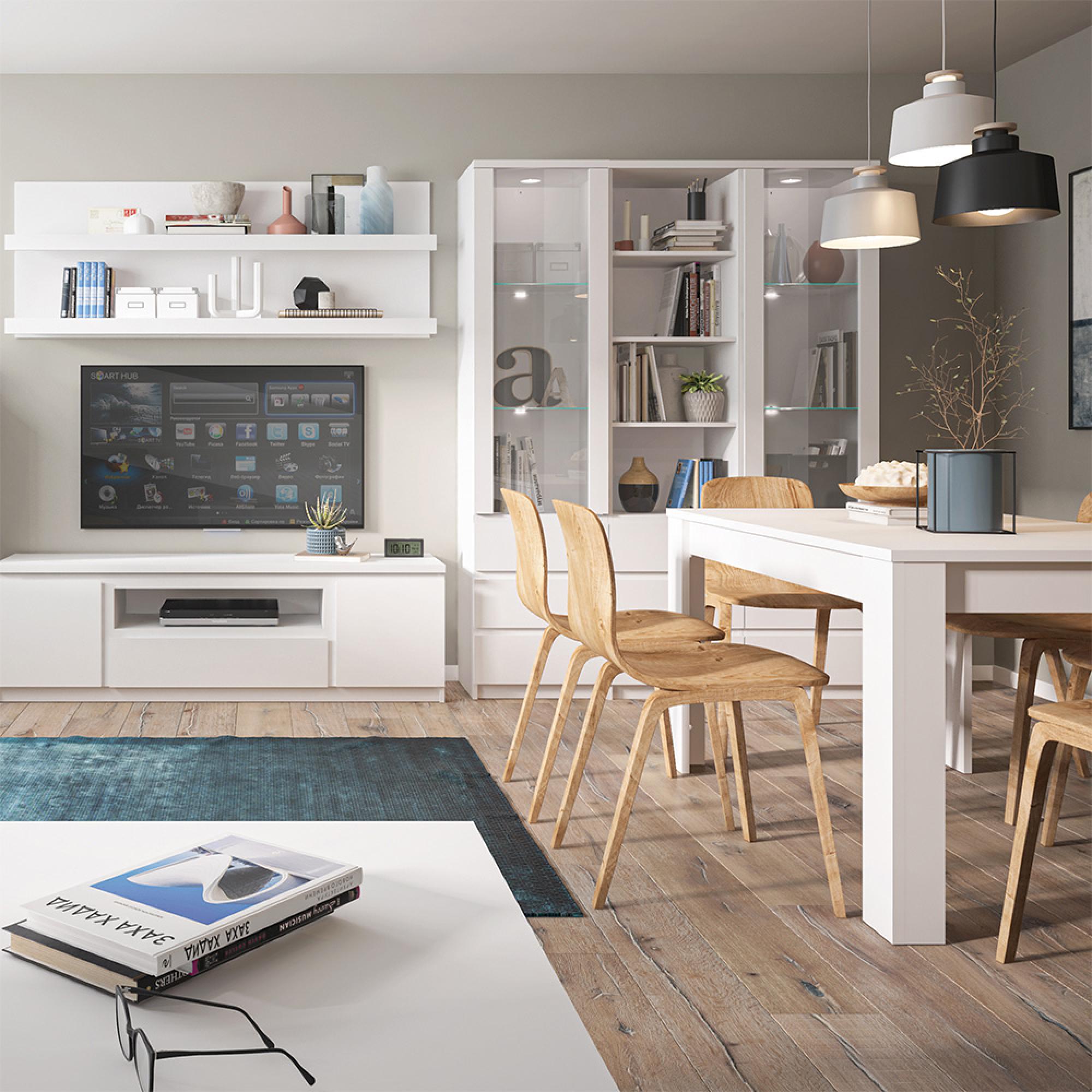 Fribo Extending Dining Table - 4-6 Seater - White