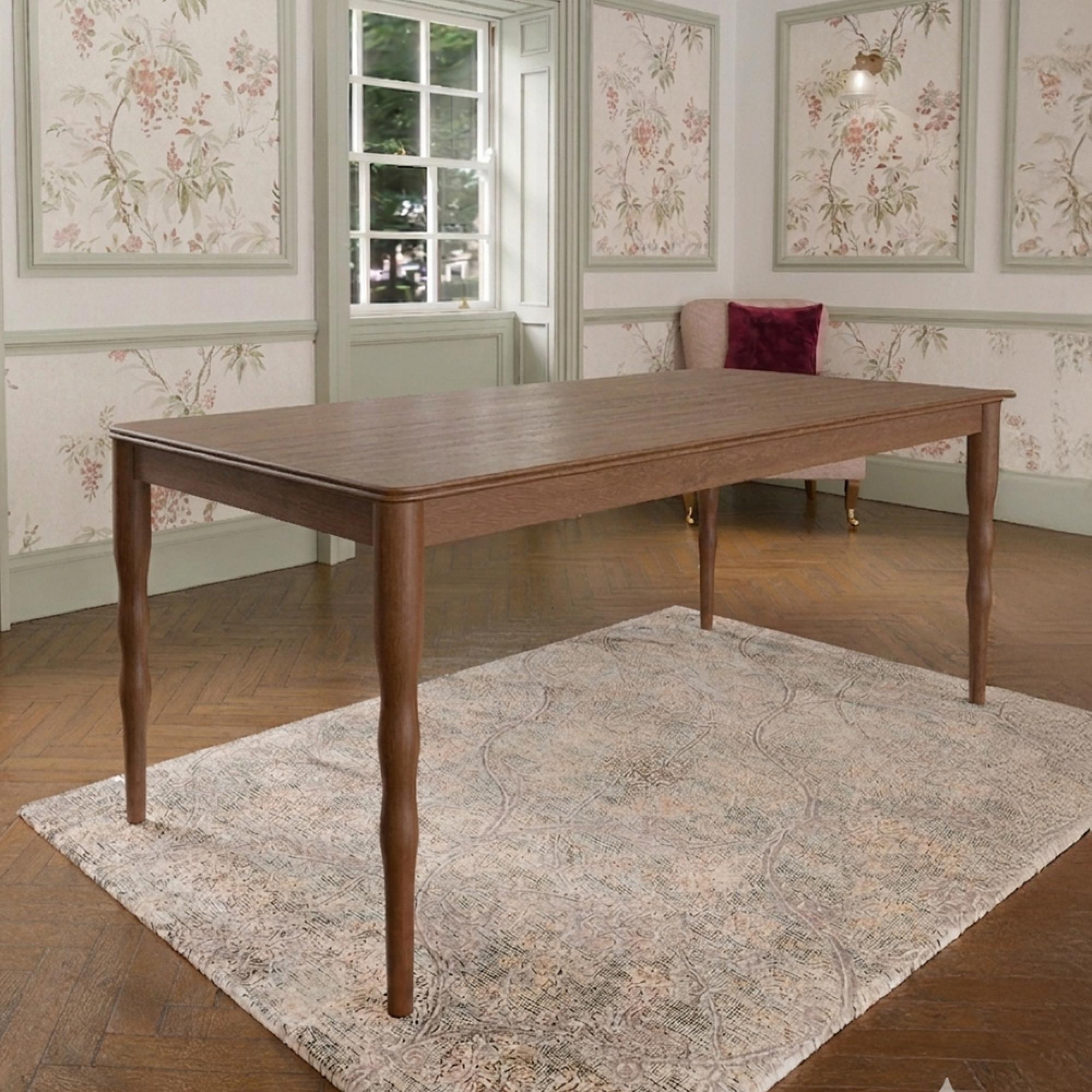 Williamson Dining Table - 6 Seater - 180cm - Mid Gloss Lacquered