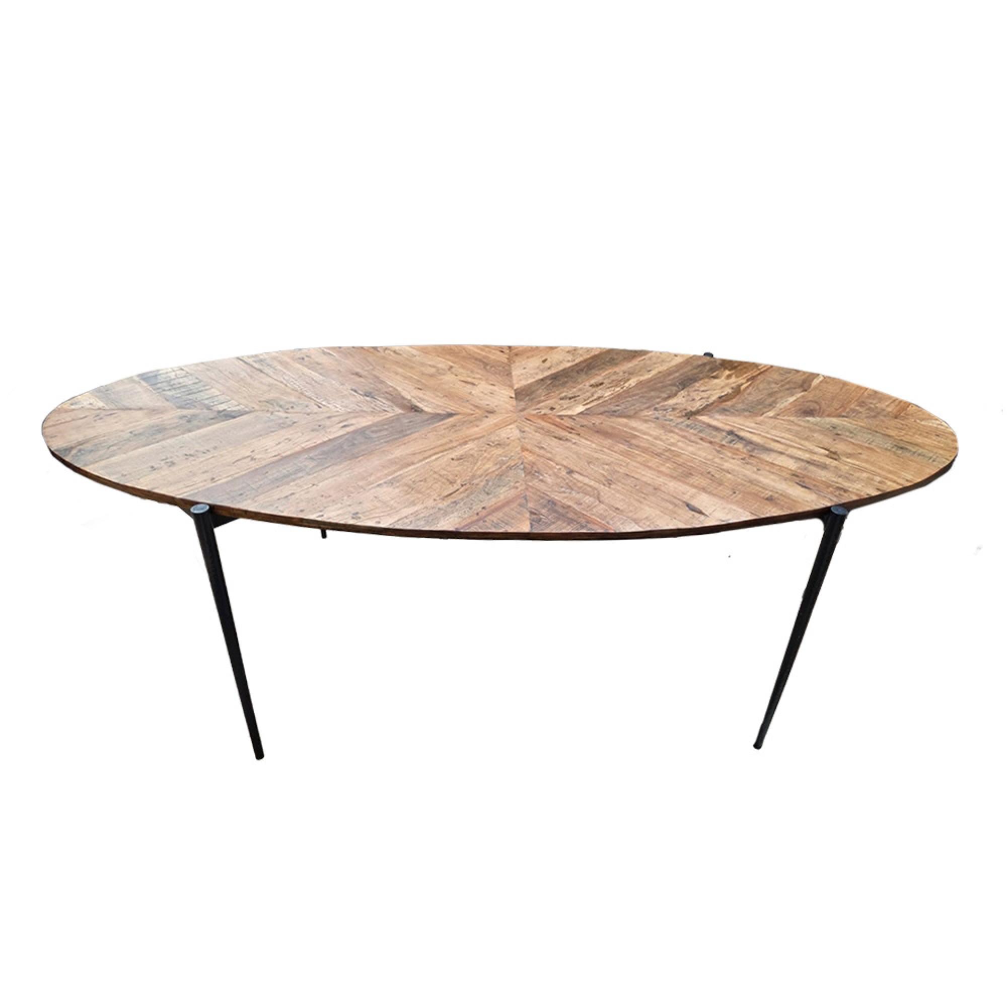 Juan Dining Table - 8 Seater - 240cm - Oval - Sheesham Wood