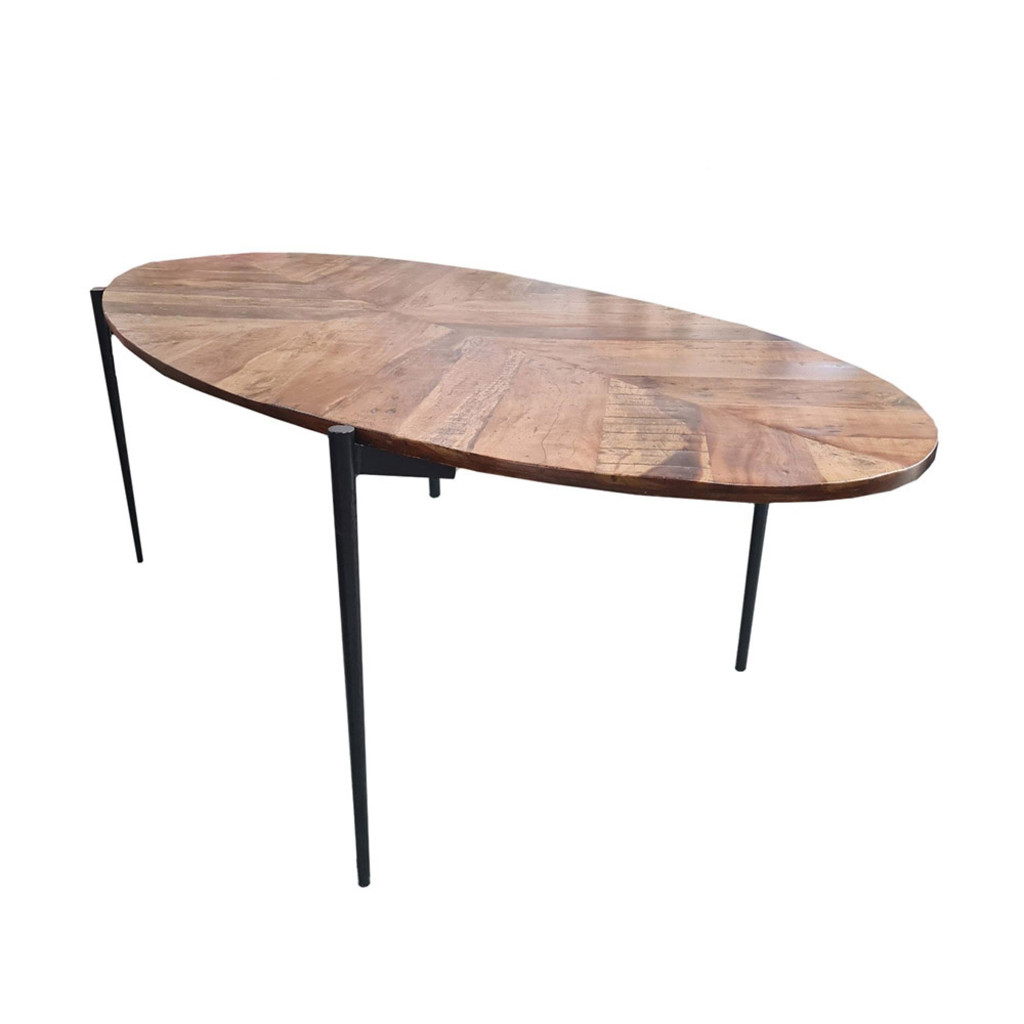 Juan Dining Table - 8 Seater - 240cm - Oval - Sheesham Wood