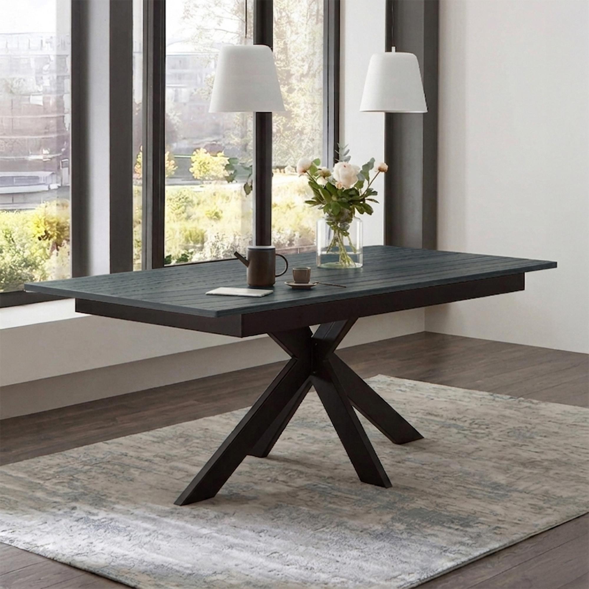 Boston Extending Dining Table - with Spider Legs - Oiled Ash - Variation Available